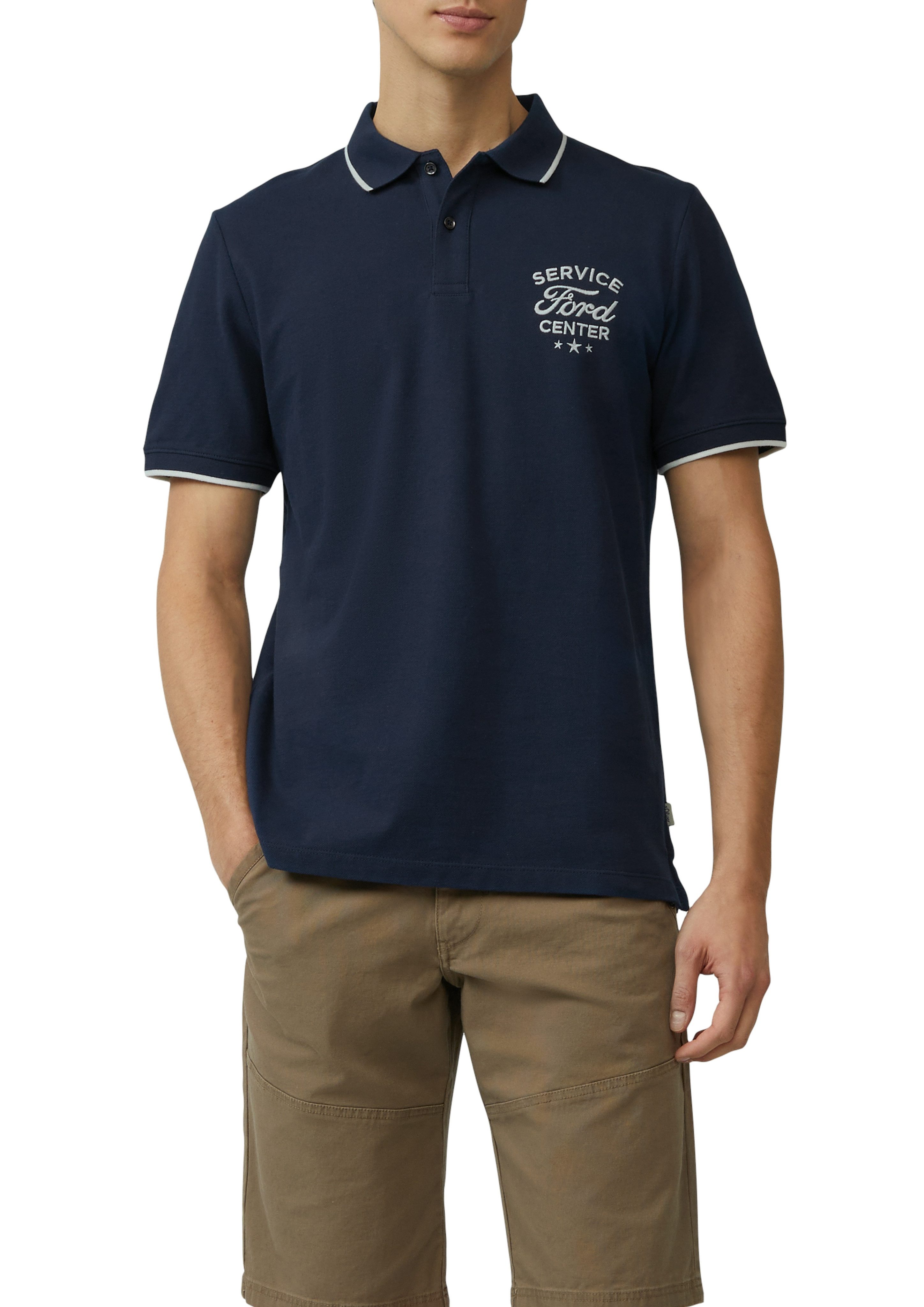 s.Oliver Poloshirt mit Front Print günstig online kaufen