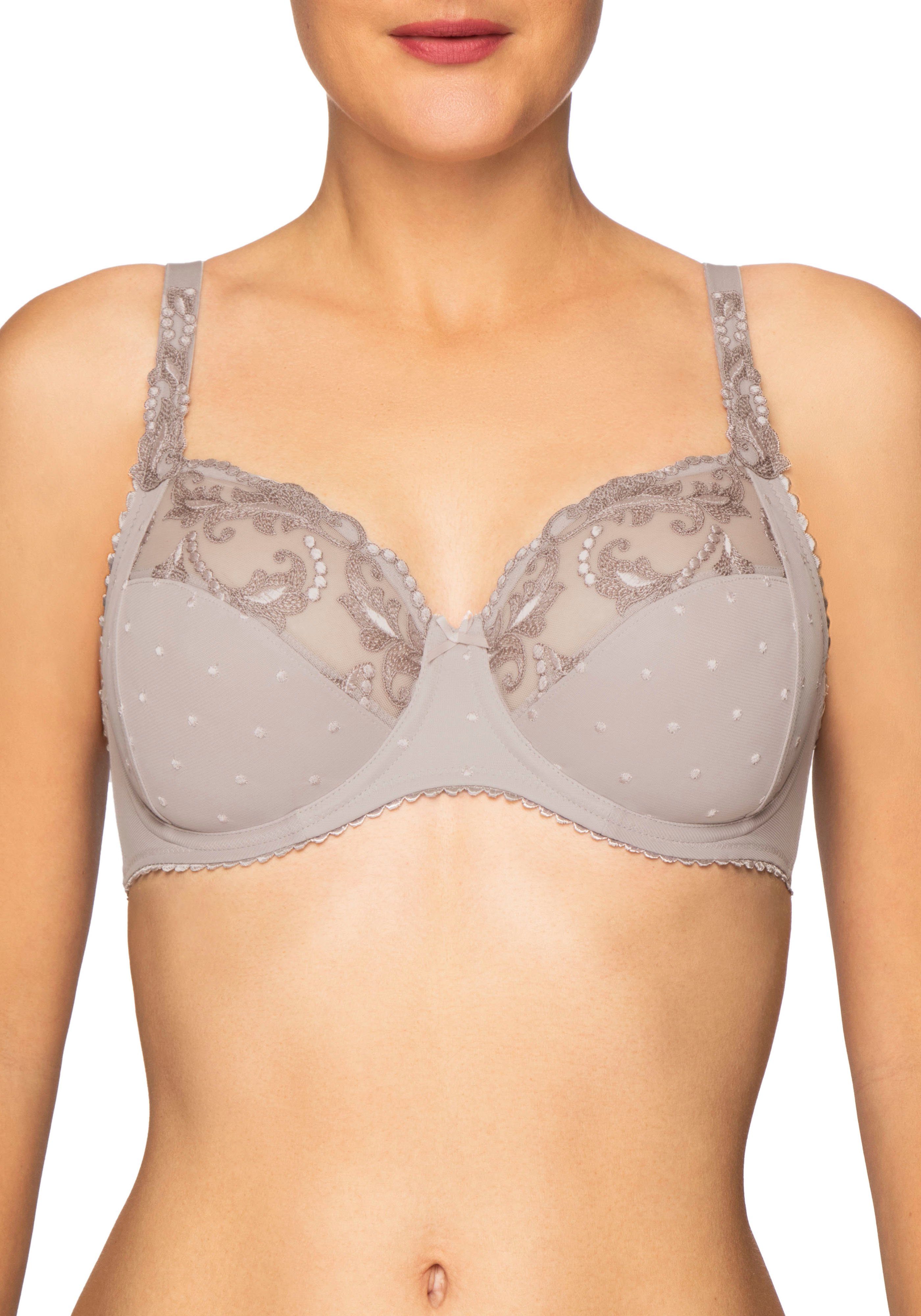 Felina Bügel-BH Secret Delight mit Spitze, Blumenstickerei, Stützfunktion und Vollkörbchen