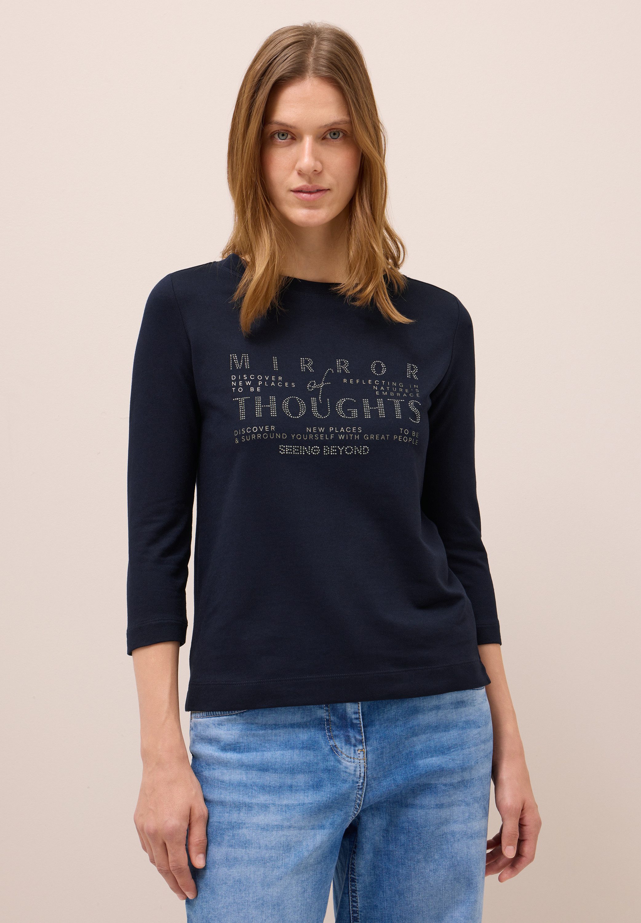 CECIL T-Shirt im soften Baumwoll-Mix günstig online kaufen