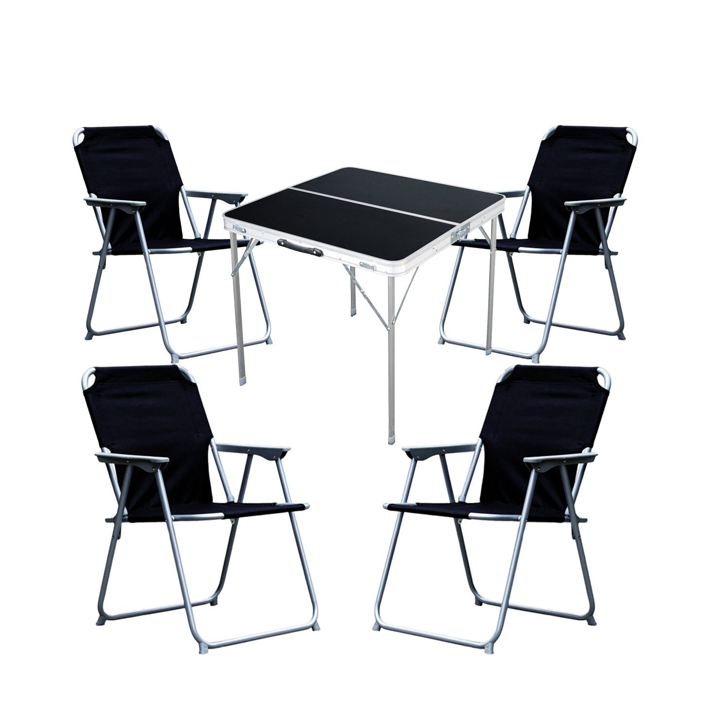 Mojawo Essgruppe 5-teiliges Campingmöbel Set Alu günstig online kaufen