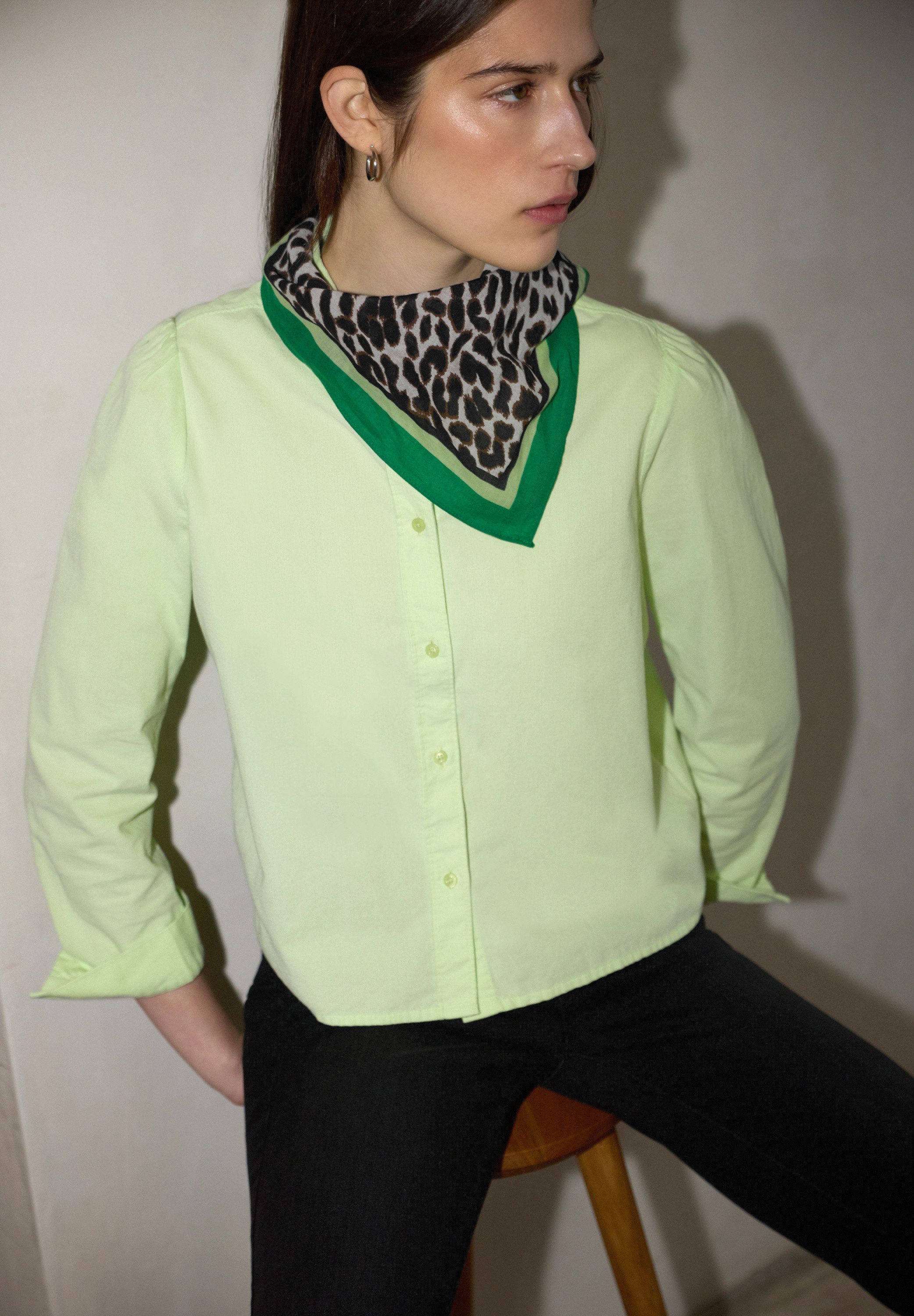 STREET ONE STUDIO Halstuch, mit Leo-Muster