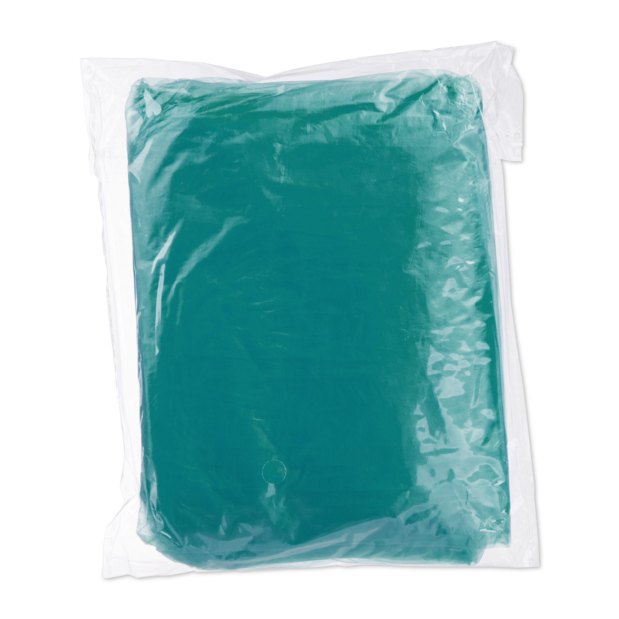 relaxdays Regenponcho 100x Einweg Regenponcho Grün (100-St)