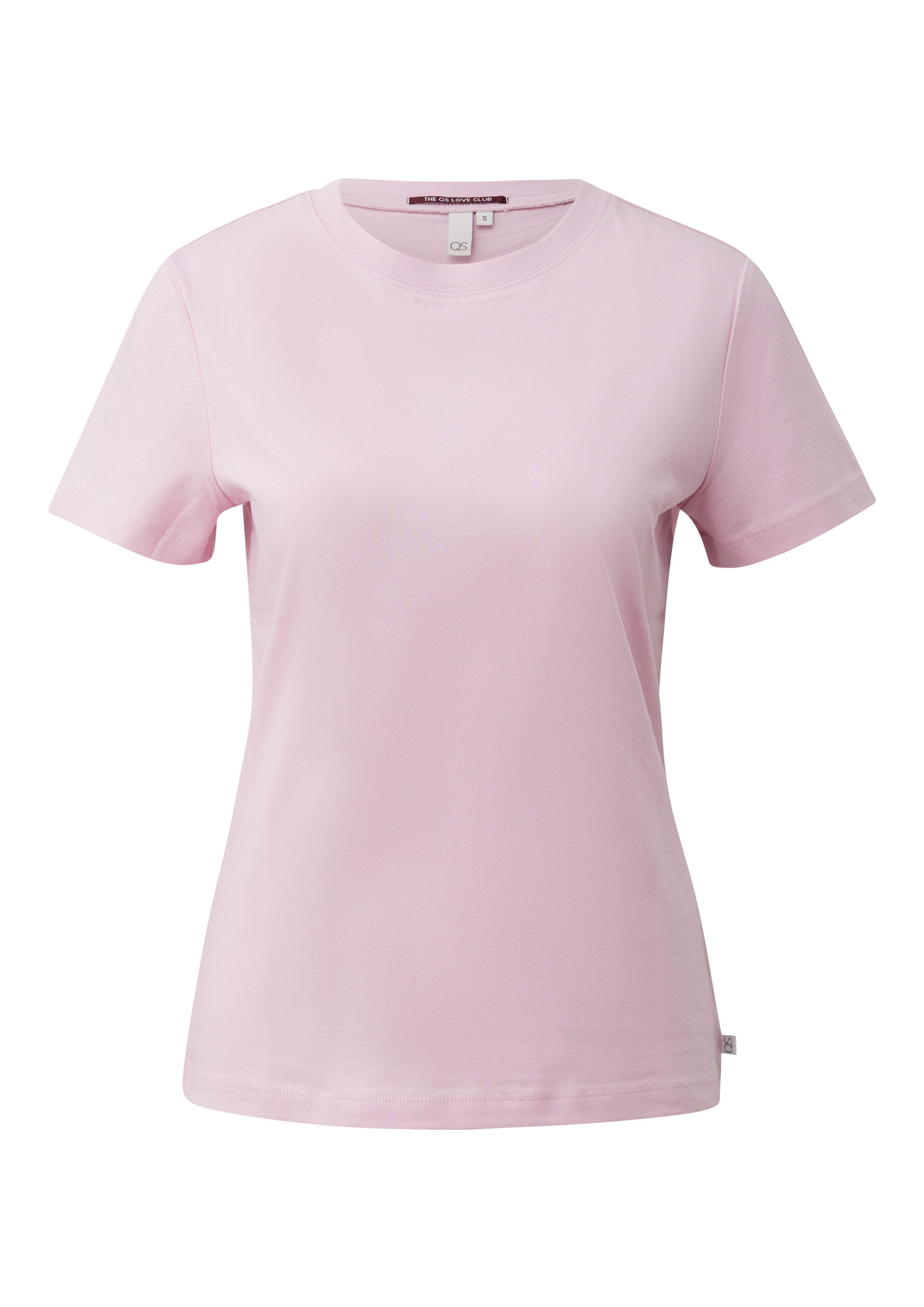 QS Kurzarmshirt T-Shirt Baumwollshirt günstig online kaufen