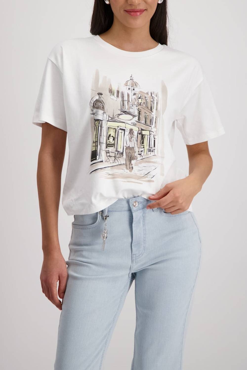 Monari T-Shirt 410087 Hochwertiger Print als Blickfang günstig online kaufen