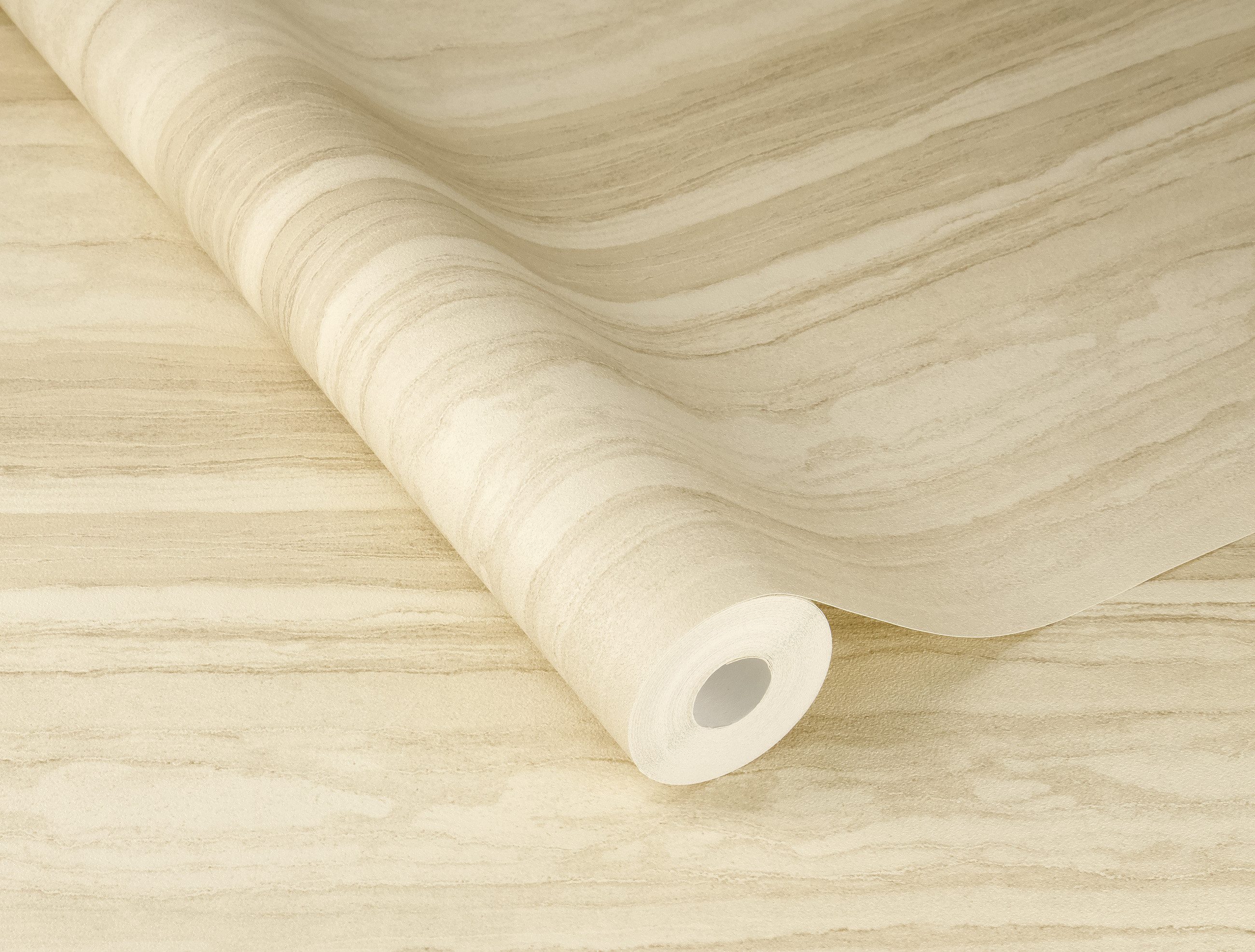 Rasch Vliestapete Palazzo Stein-Optik gemasert in Beige - Factory VI, strukturiert, (1 St), Natursteinoptik