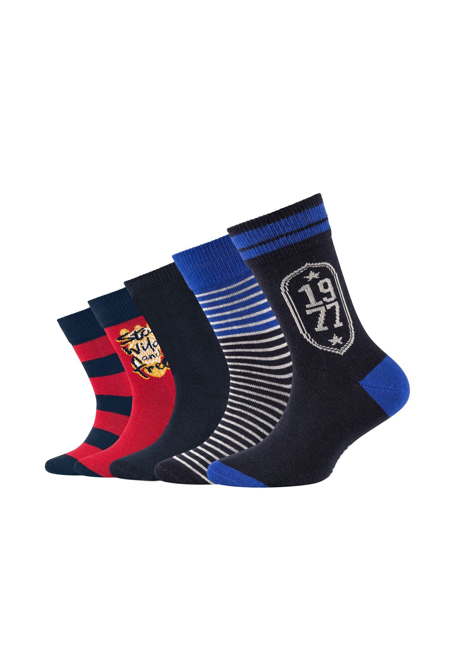 Camano Socken Socken 5er Pack navy