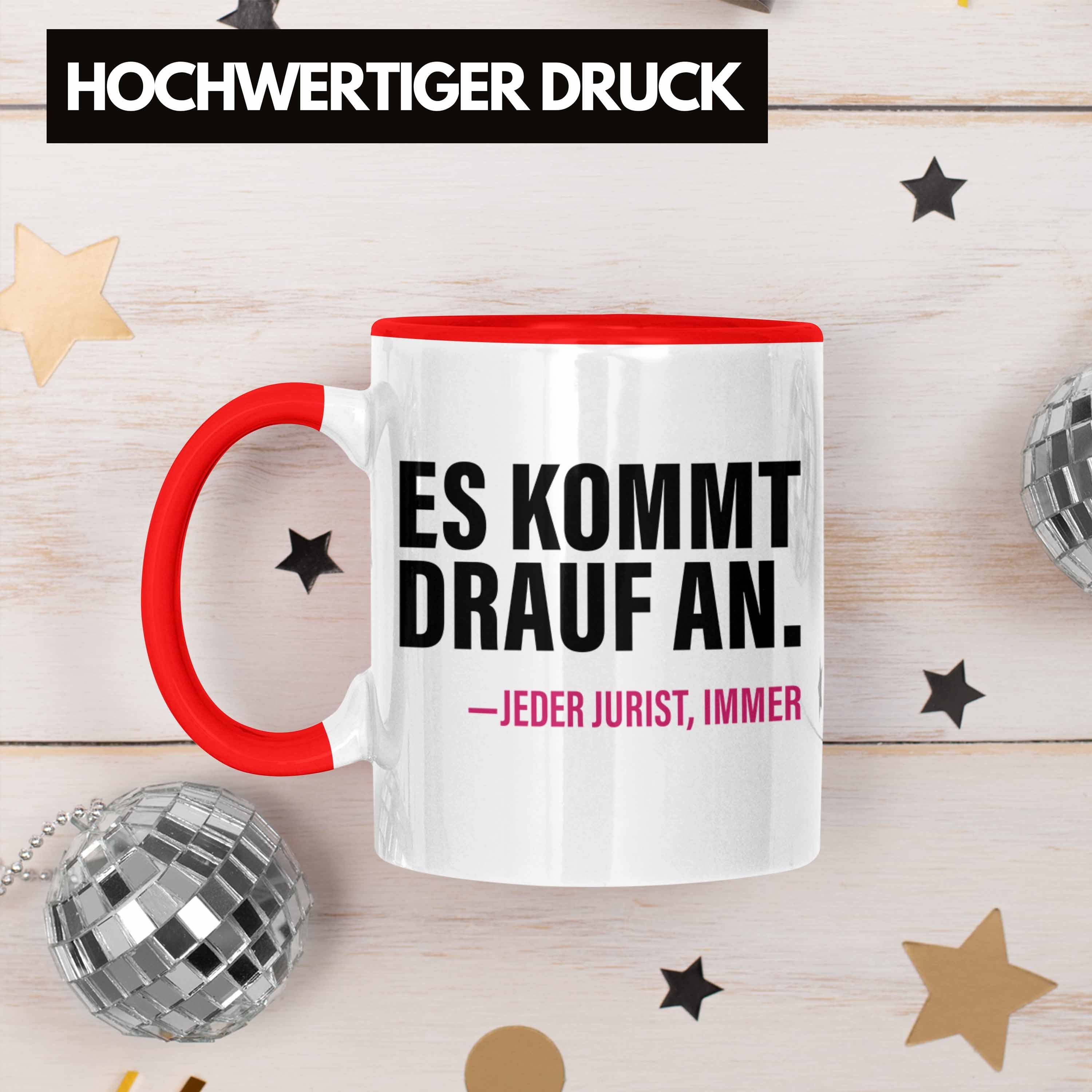 Examen drauf Trendation Geschenkideen kommt für Juristin - für an Lustig jeder - Geschenk mit Tasse immer Trendation jurist Staatsexamen. Rot Tasse Jura Es Spruch Jurist