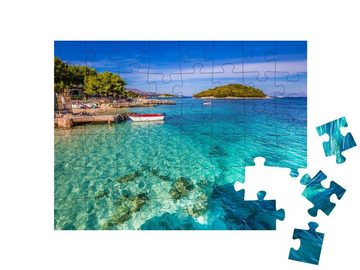 puzzleYOU Puzzle Ksamil, Butrint Nationalpark in Südalbanien, 48 Puzzleteile, puzzleYOU-Kollektionen Weitere Europa-Motive