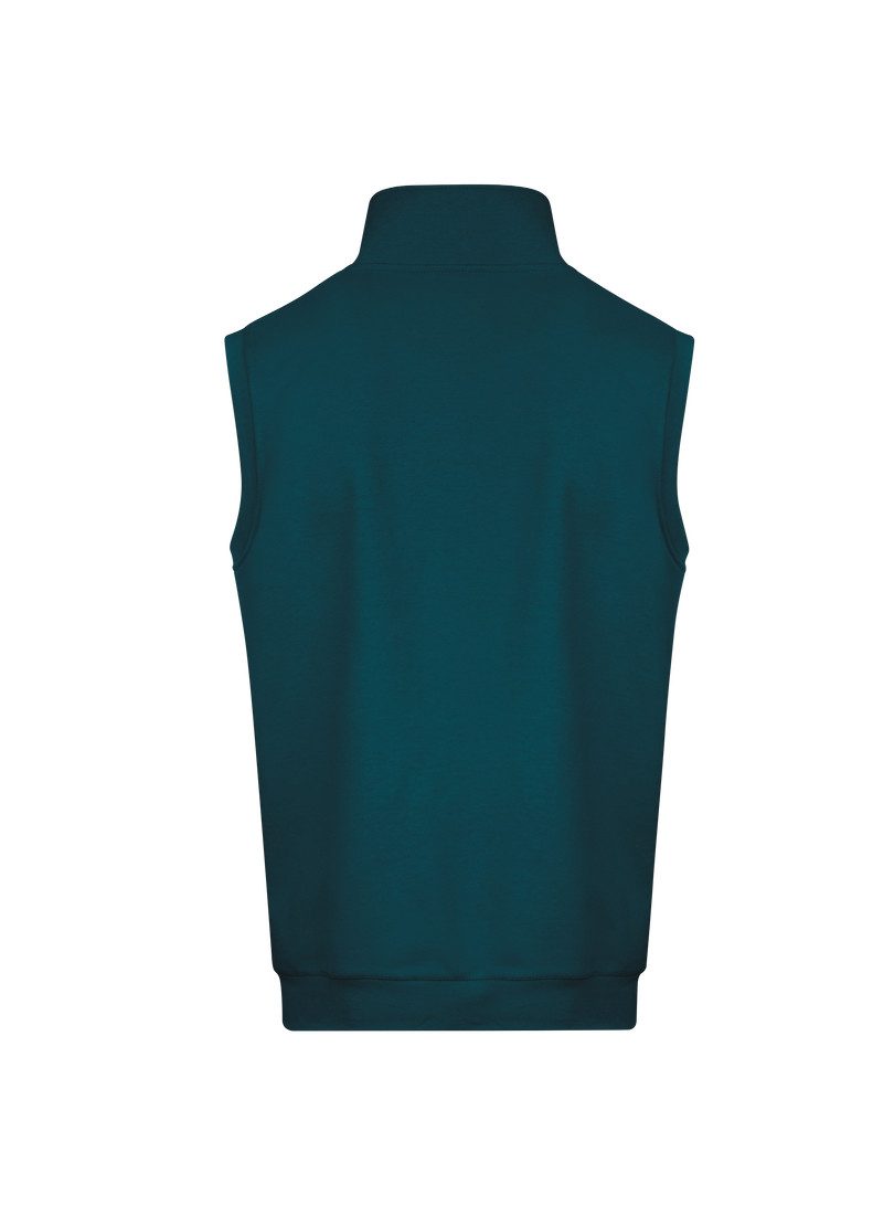 Trigema Steppweste TRIGEMA Weste aus bequemem Sweat-Material (1-tlg) – Bild 4 von 4