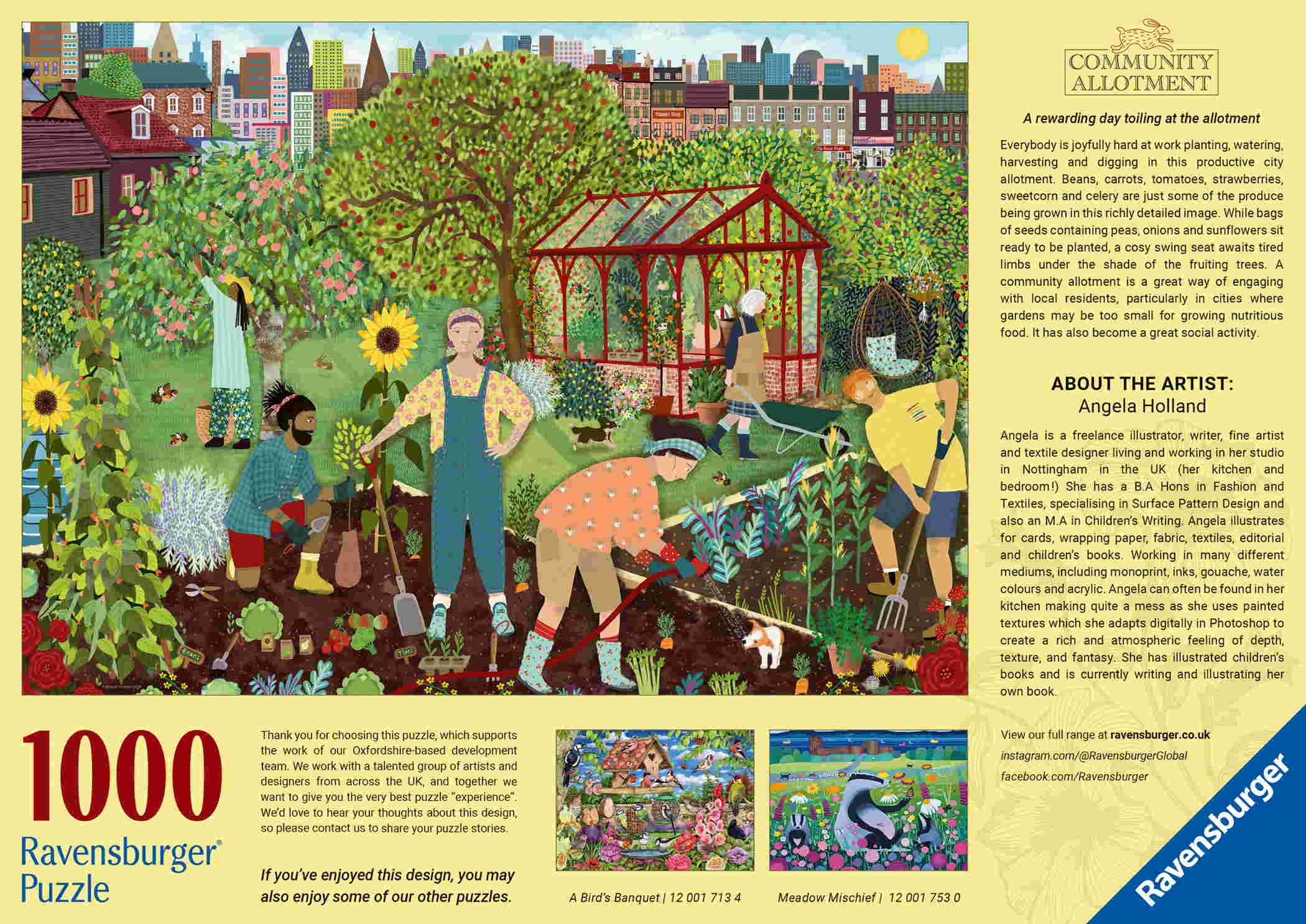 Puzzle 1000 Teile Puzzle Gemeinschaftsgarten 12001714