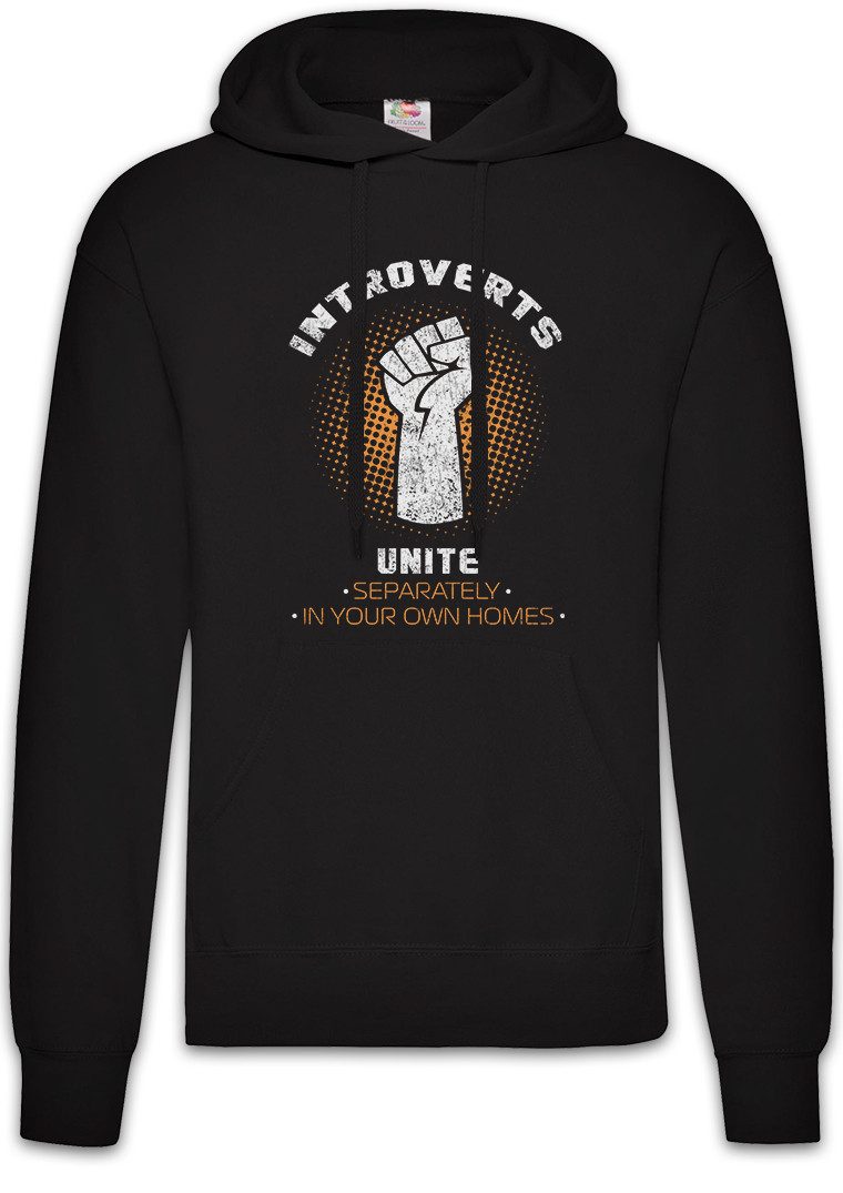 Hoodie Introverts Unite Herren Hoodie Geek Nerd Fun Informatiker Informatik
