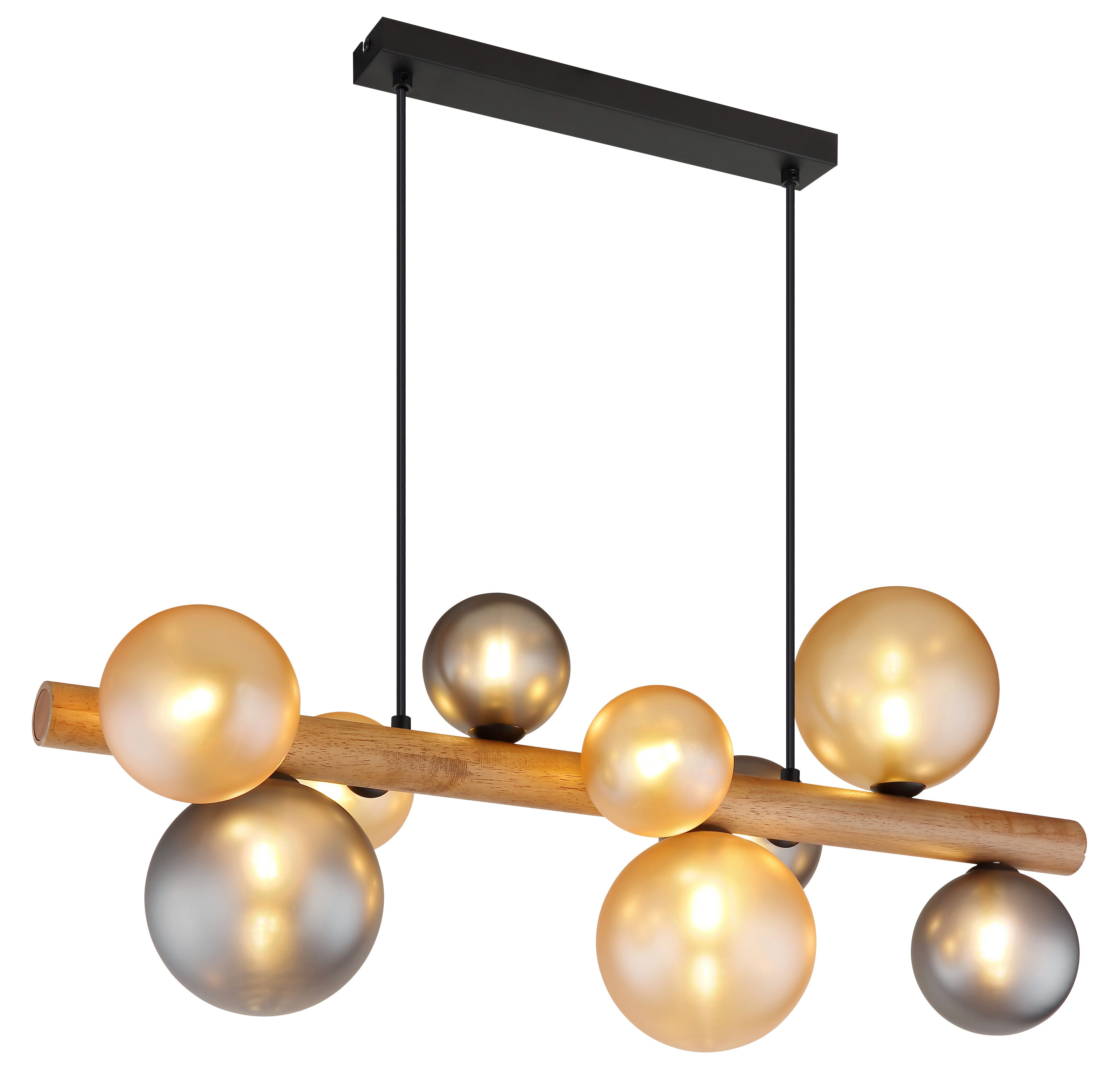 GLOBO LIGHTING Hängeleuchte RIHA, ohne Leuchtmittel, Hängelampe Esszimmer-Leuchte Esstischleuchte Wohnzimmer