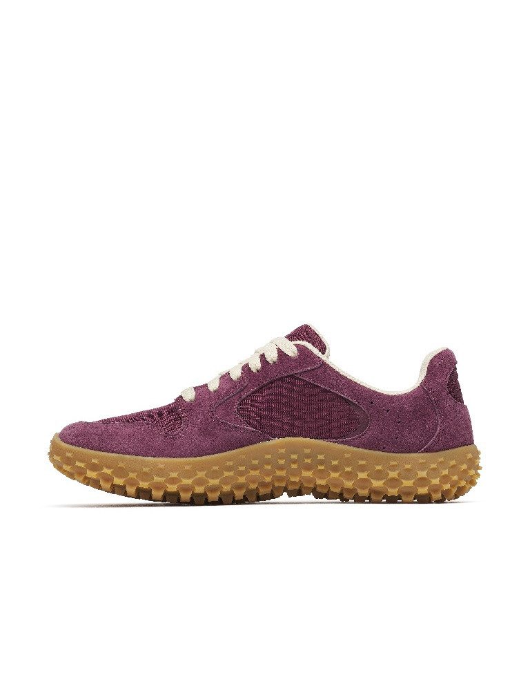 Merrell Minimal-Sneaker Wrapt (Veloursleder, wasserdicht) cherry/burgund Damen Barfußschuh
