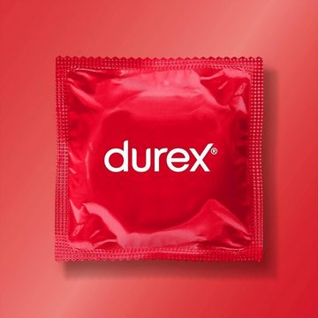 durex Kondome Emoji Strawberry Kondome, 2x 12 Stück Regular Fit Packung, 24 St., anatomische Passform Latexkondome natürliches Gefühlsecht, Verzögert den Orgasmus längerer Akt befeuchtet