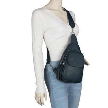 EAAKIE Umhängetasche Brusttasche Umhängetasche Schultertasche Cross Body Bag Kunstleder, als Schultertasche, CrossOver, Umhängetasche tragbar