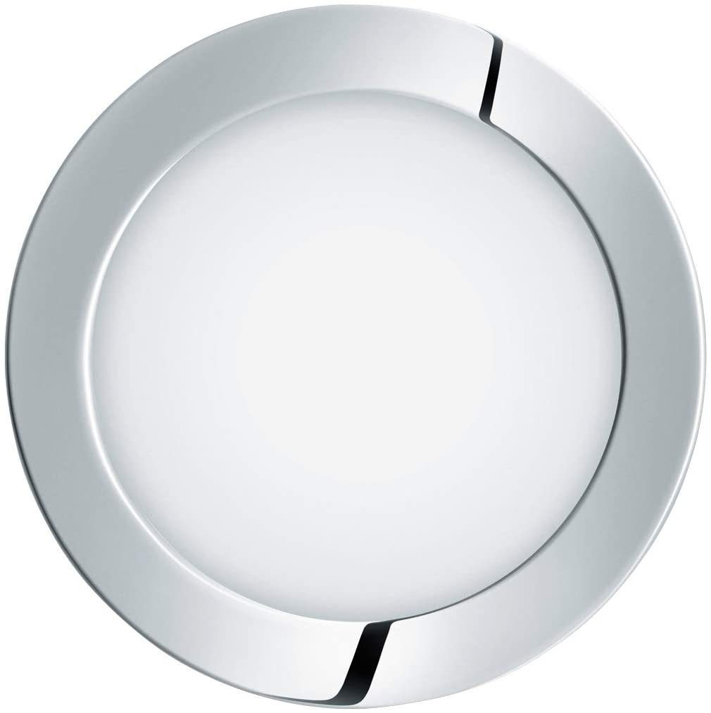 EGLO LED Deckenleuchte 96055 FUEVA Einbauleuchte verchromt 17x17x3cm 1200lm 3000K 10,9W IP44