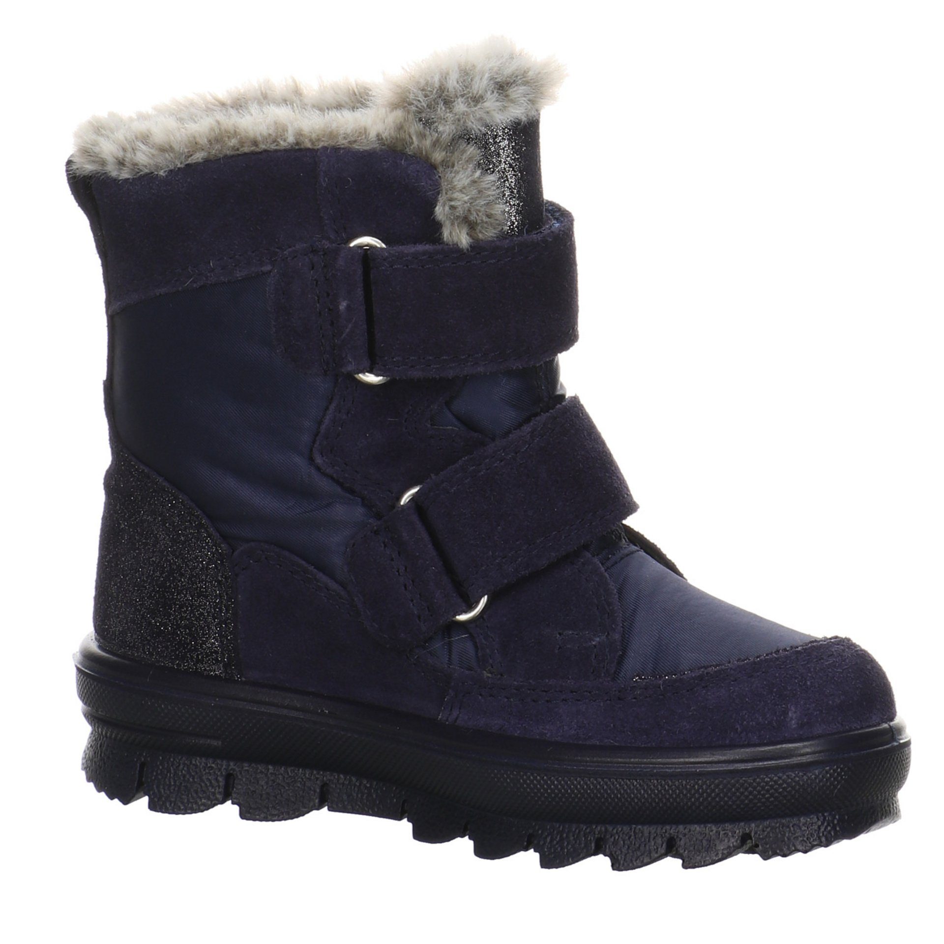 Superfit Flavia Boots Leder-/Textilkombination uni Leder-/Textilkombination blau Winterboots