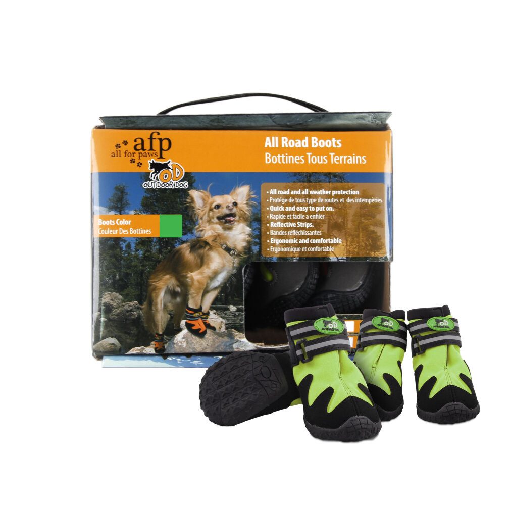 all for paws Hundeweste AFP All Road Boots Green XXL