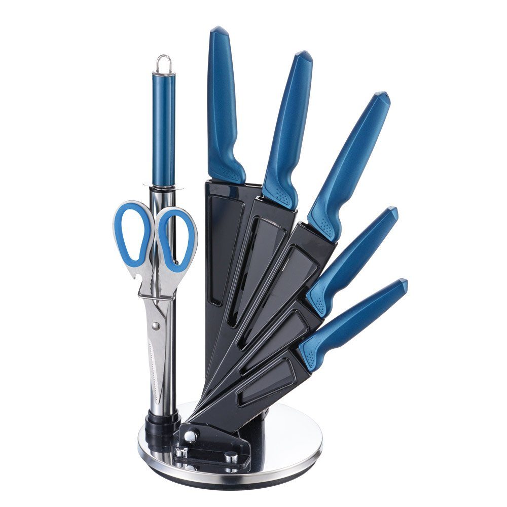 Michelino Messer-Set Michelino 8-teiliges Profi Messer-Set Messerblock sehr hochwertiges Se