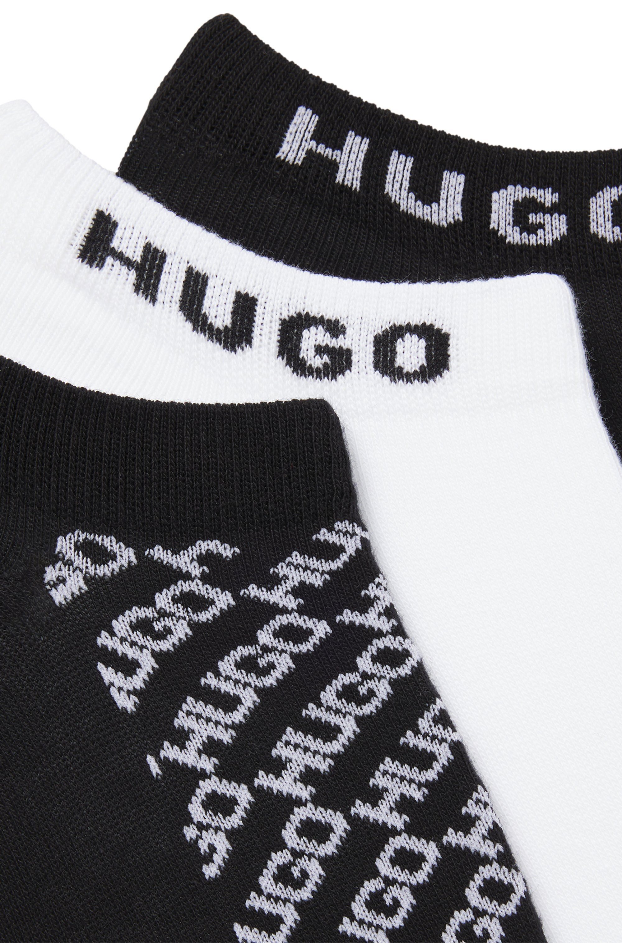 HUGO Sneakersocken 3P AS SLANTMONO CC W (3-Paar) mit Logo Details günstig online kaufen