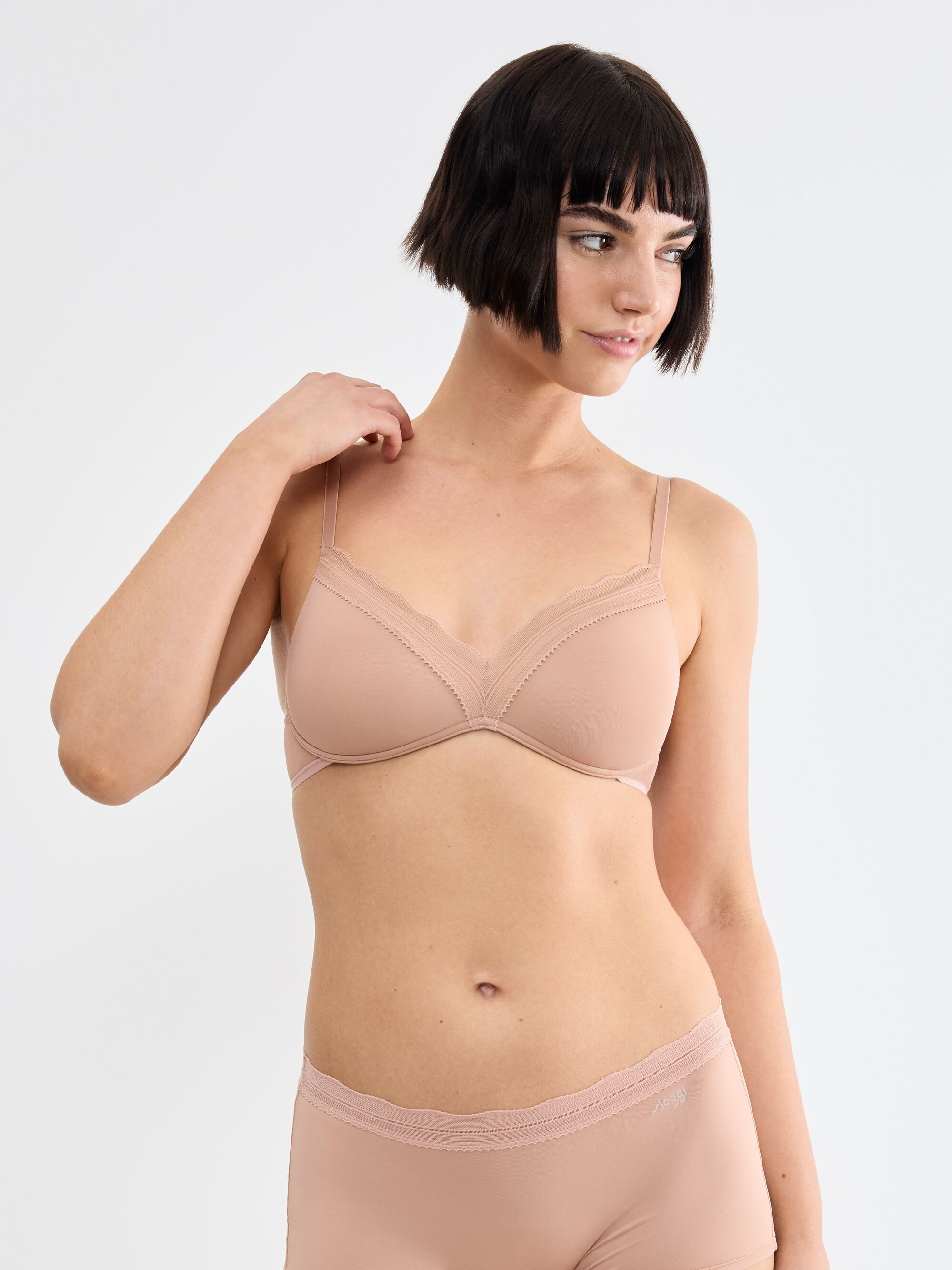 sloggi Push-up-BH GO Blush PU Bra mit Spitzendetails