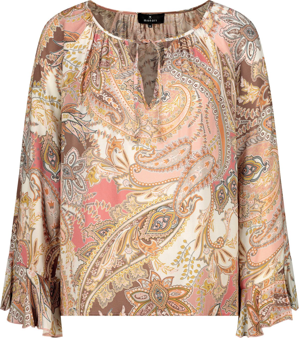 Schlupfbluse Bluse Paisleydruck allover