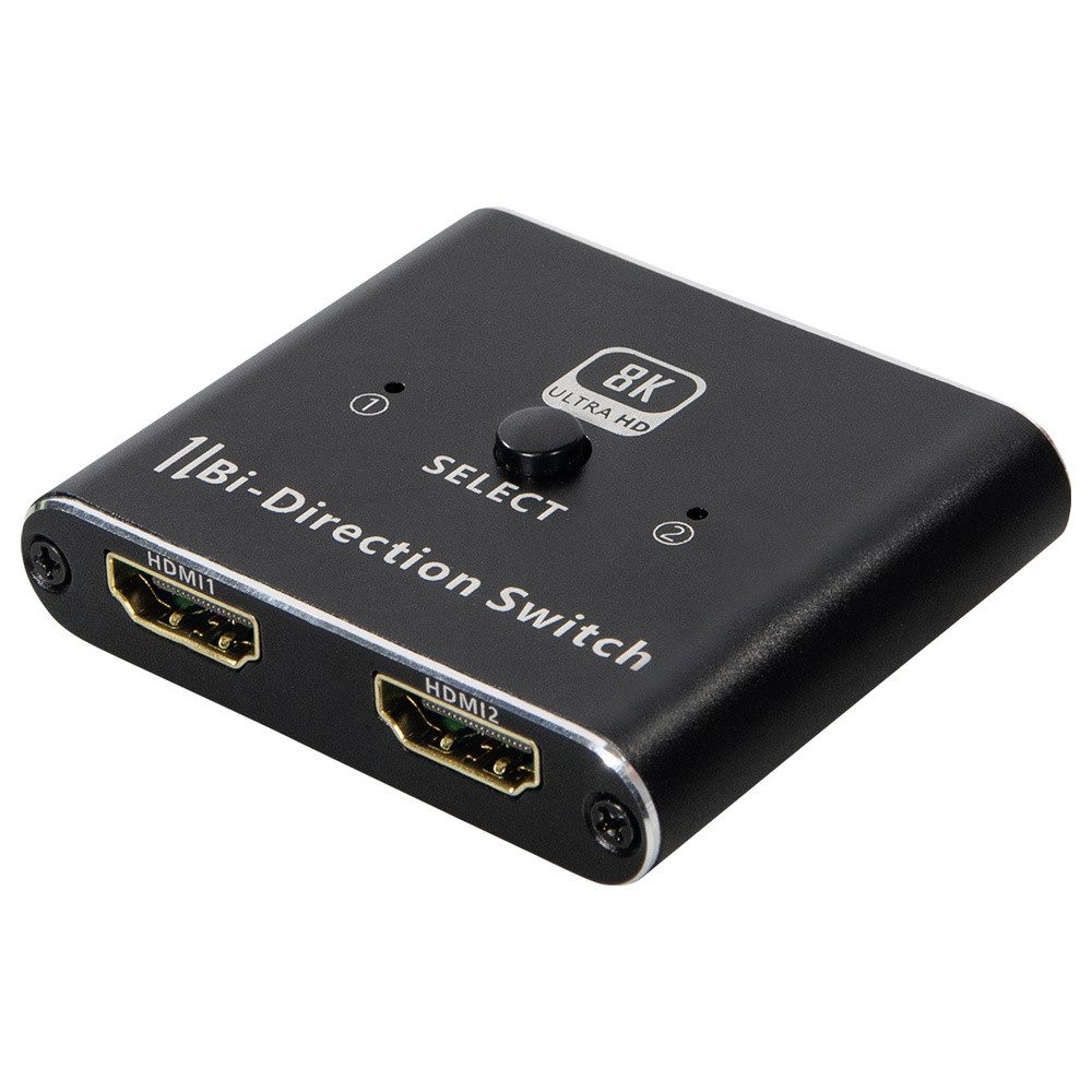 Maxtrack Maxtrack 1+2 Port HDMI-Switch 7680 x 4320 Pixel Netzwerk-Adapter