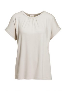 GOLDNER T-Shirt Bequemes Rundhalsshirt aus glänzender Qualität