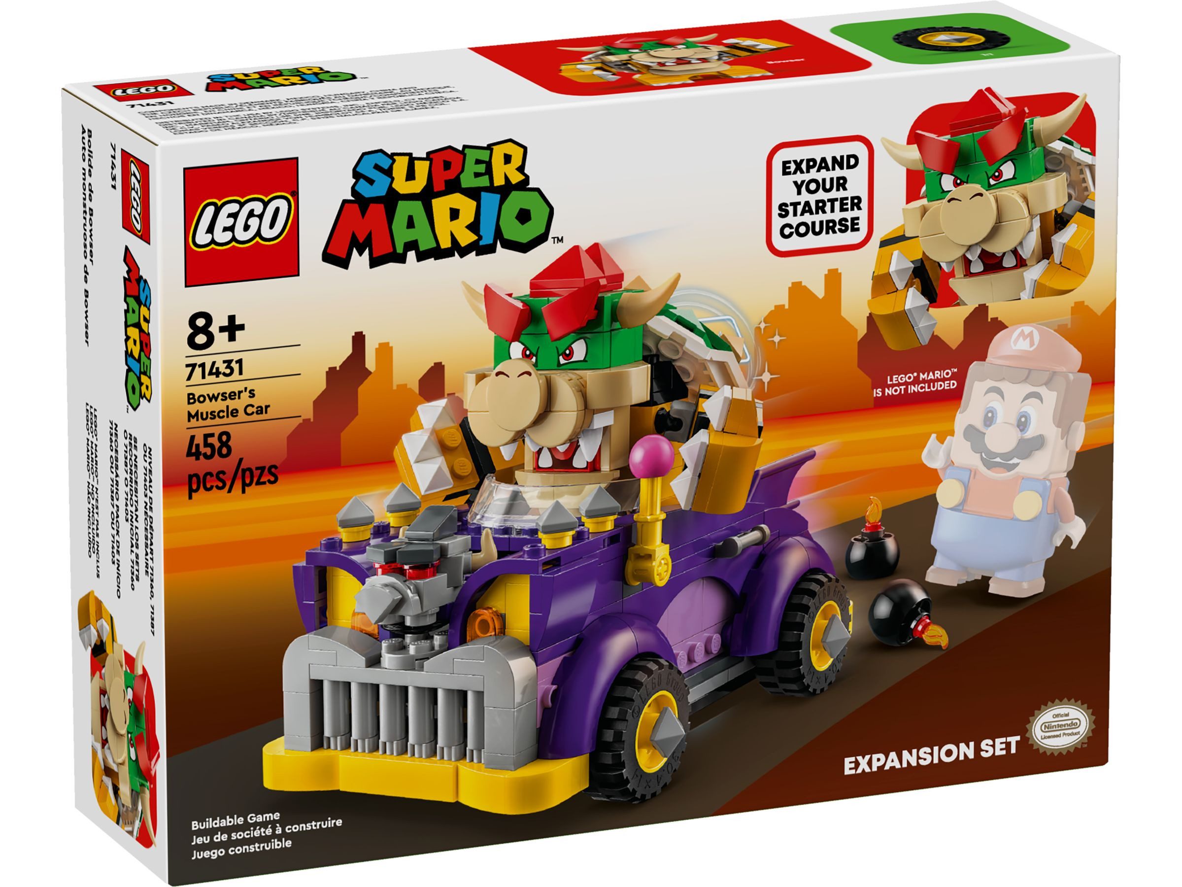 LEGO® Super Mario 71431 Bowsers Monsterkarre Konstruktionsspielsteine