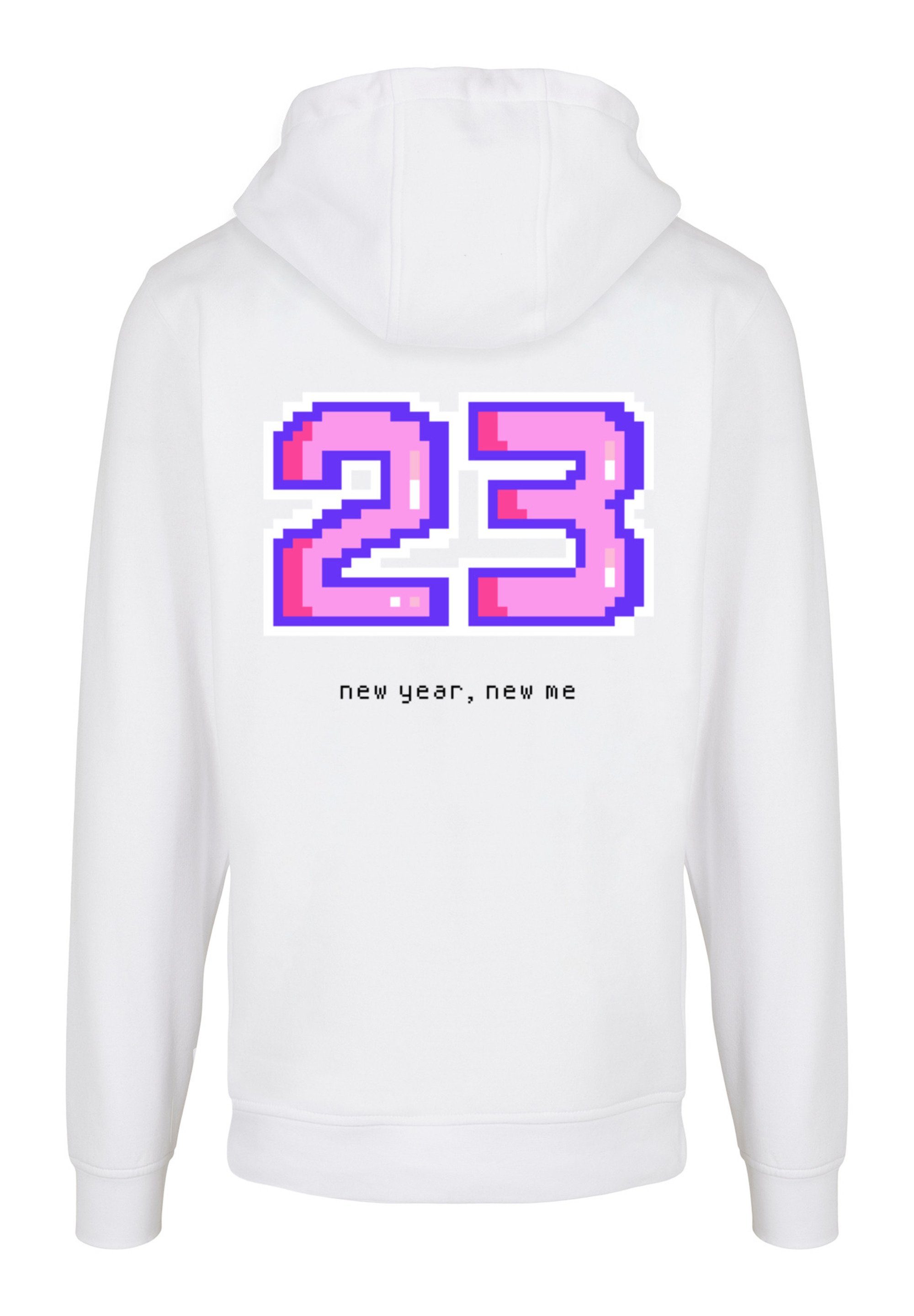 SIlvester und Happy People Verstellbare Kapuze Print, geräumige Only F4NT4STIC Party Kängurutasche Kapuzenpullover