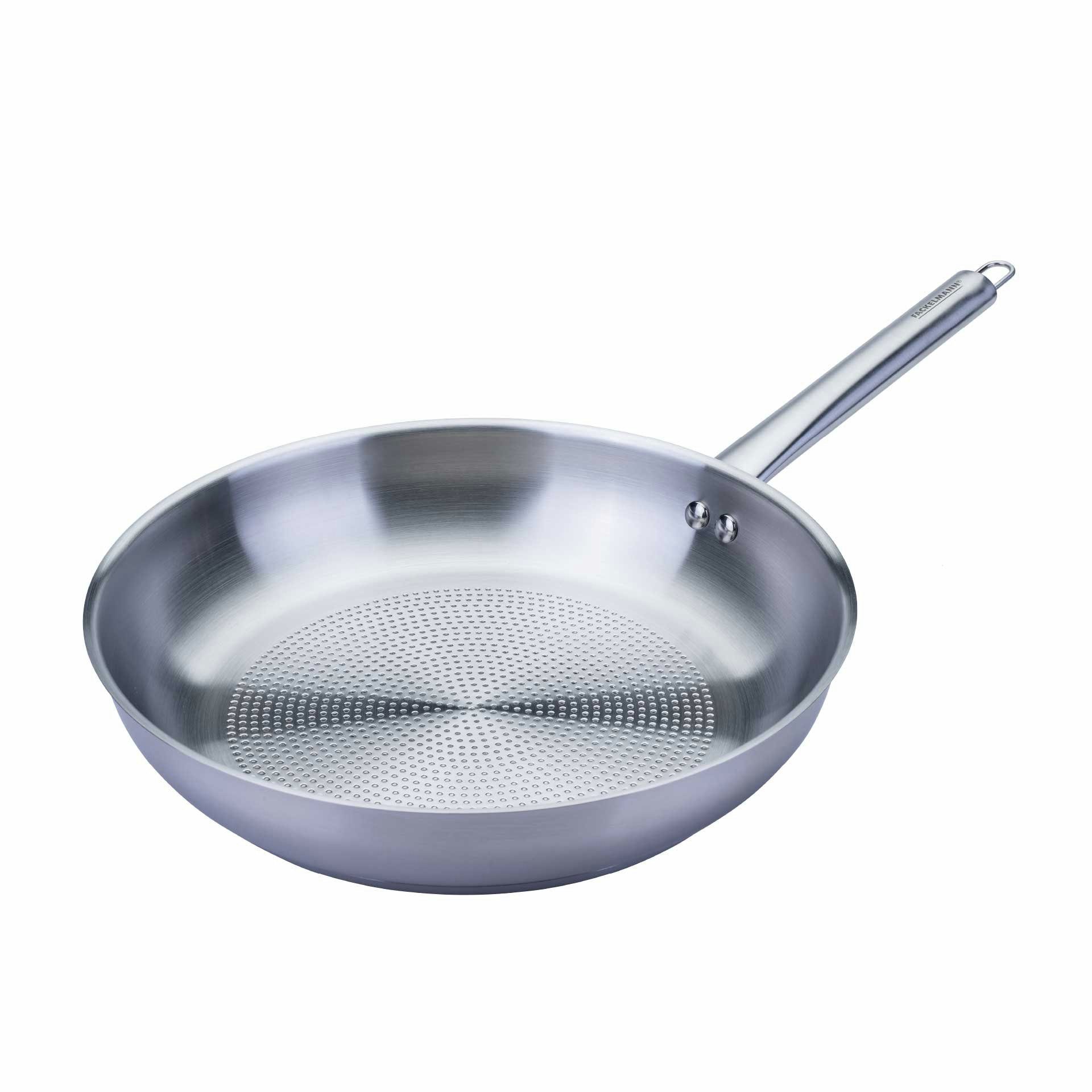 FACKELMANN Bratpfanne Edelstahl-Pfanne, Kochgeschirr, Universalpfanne