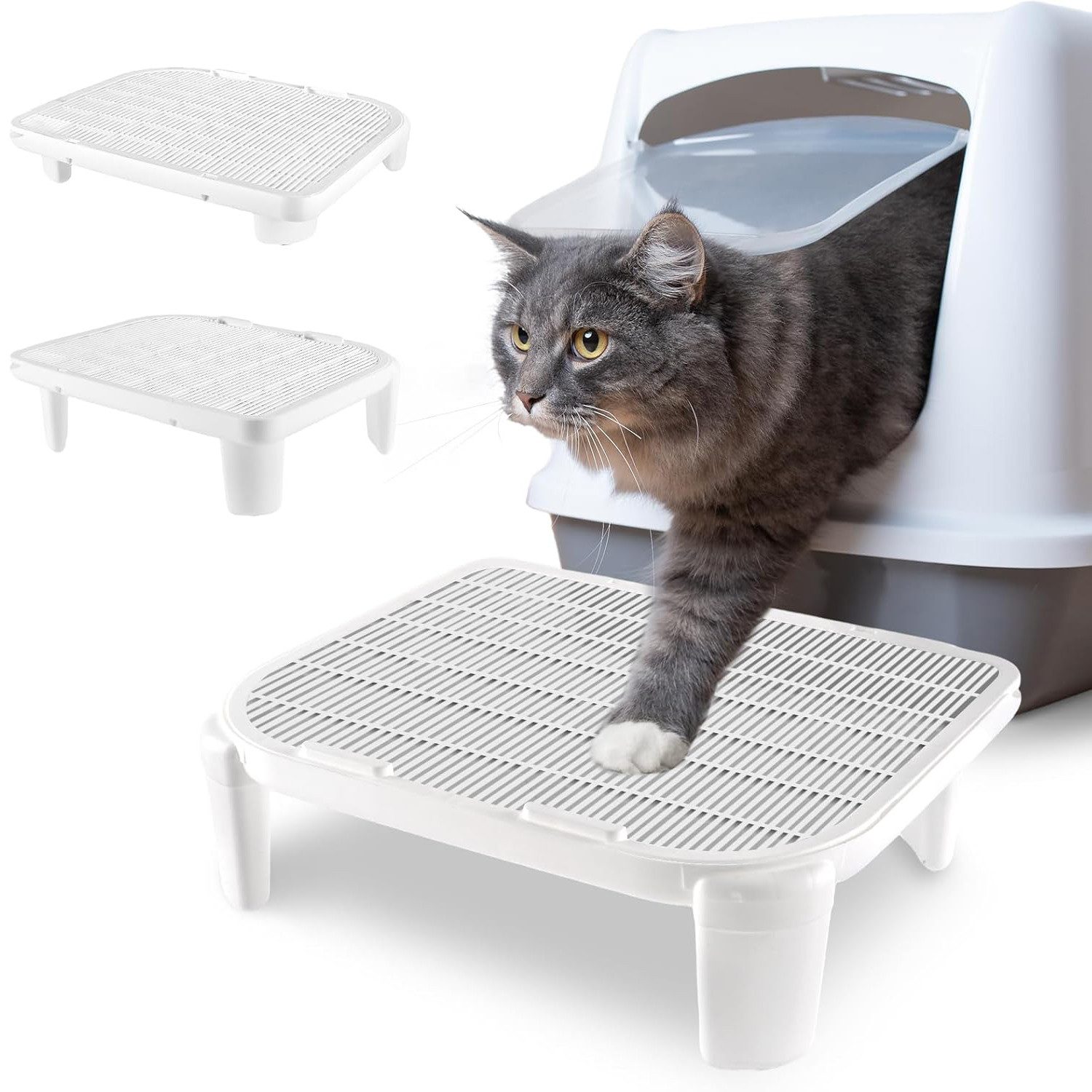 Katzentoilette Katzenstreu-Rampe, Katzenklo Matte Rampe, Einfach zu Reinigen