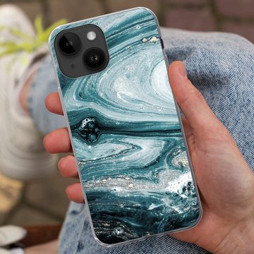 MuchoWow Handyhülle Marmor - Mineralien - Naturstein, Handyhülle Telefonhülle Apple iPhone 14