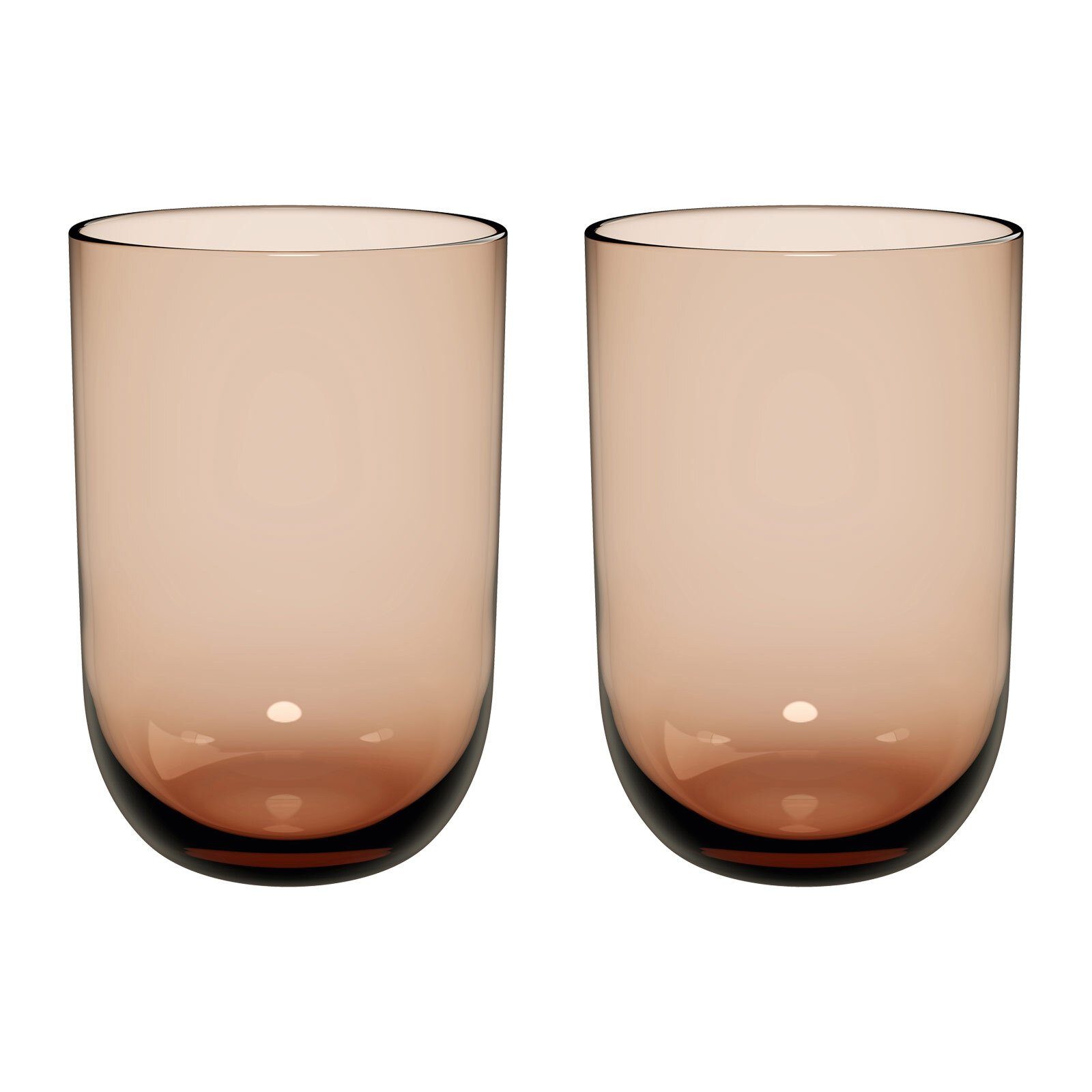 like. by Villeroy & Boch Longdrinkglas Like Glass Longdrinkbecher 385 ml 2er Set, 2-tlg., Glas