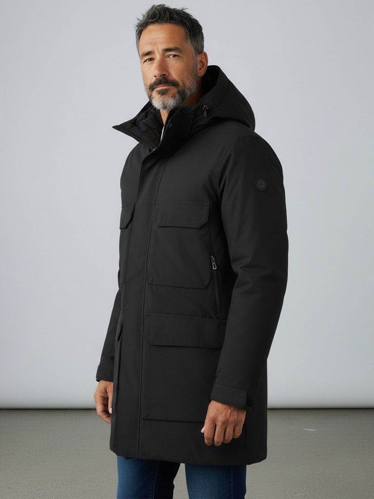 Blue Wave Funktionsjacke Marten Herren Funktionsparka Marten mit Steppfutte günstig online kaufen