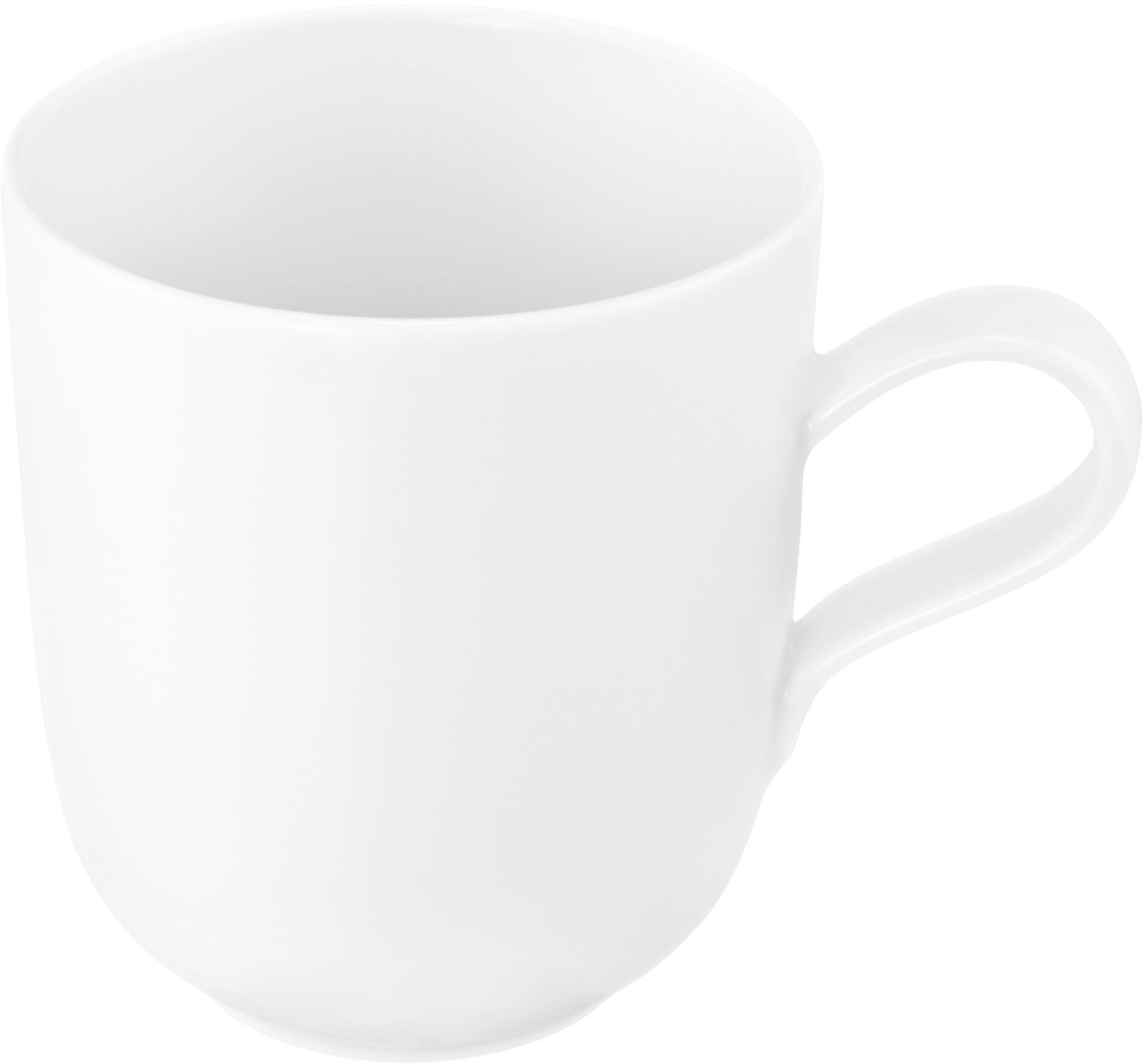 Seltmann Weiden Becher Liberty weiß, 1-tlg., Porzellan, Kaffeebecher, Tasse