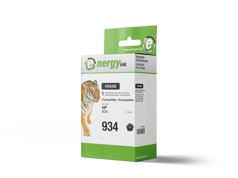 Energy-ink energy-ink Tintenpatrone H934B ersetzt HP 934 Black Tintenpatrone