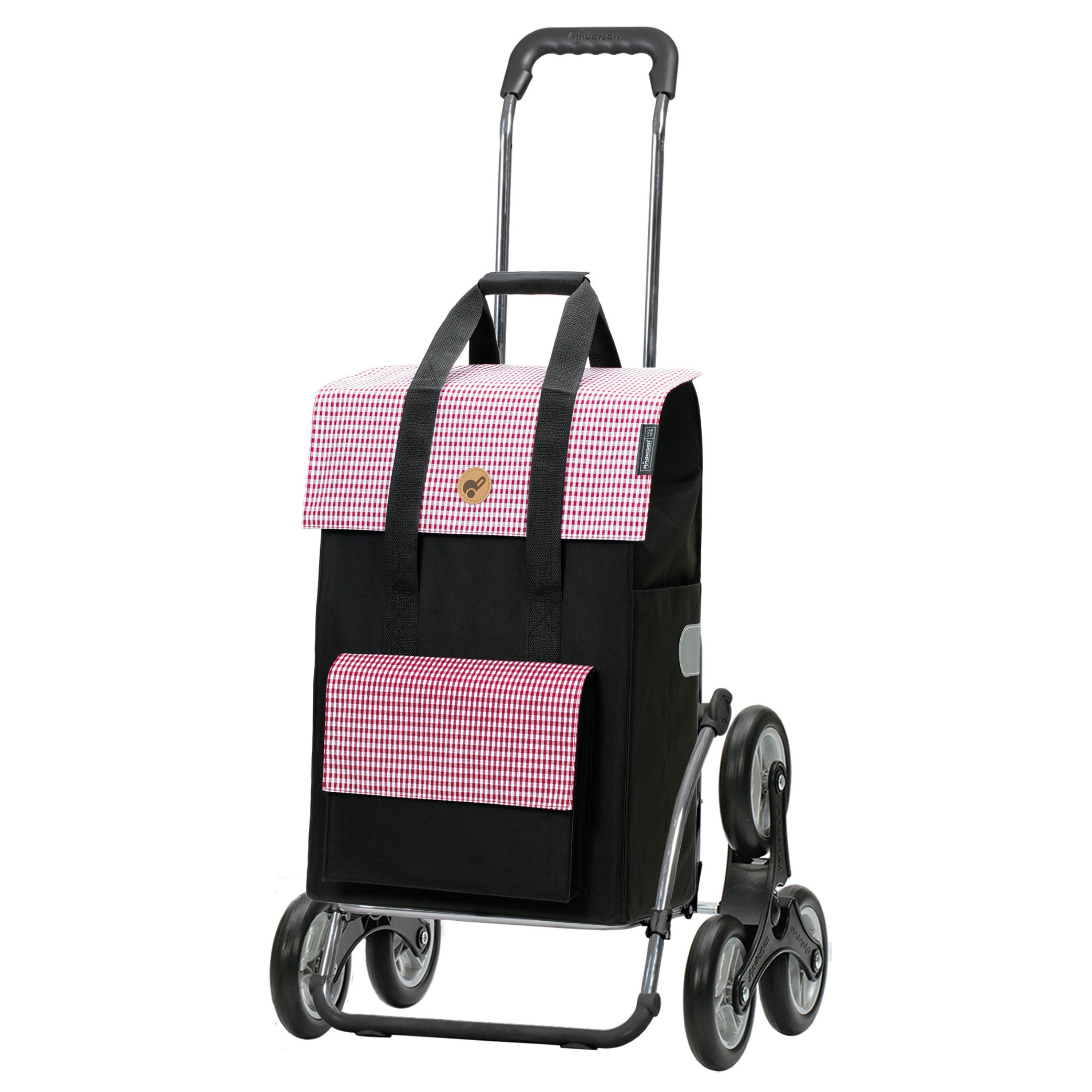 Einkaufstrolley Trepp. Royal Steel Shopper Milla rot