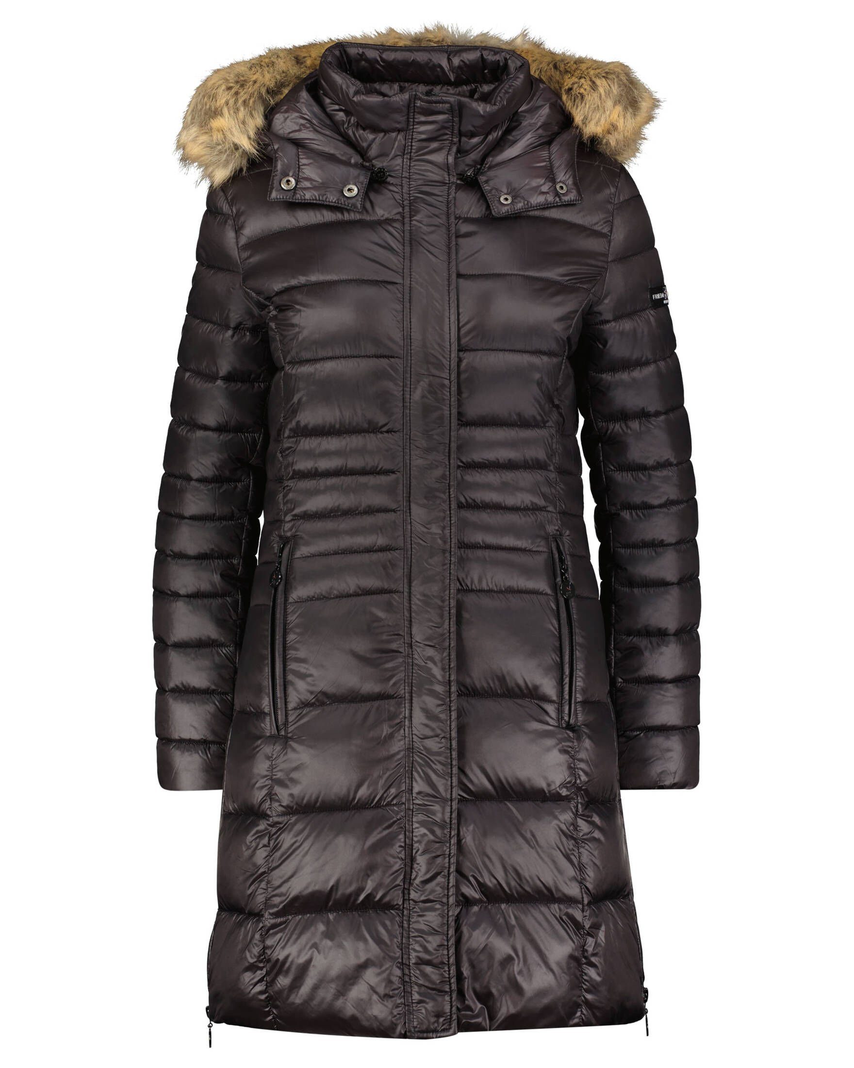 Frieda & Freddies Steppmantel Damen Steppmantel THERMOLITE DALIA 2 mit Fake Fur (1-tlg)