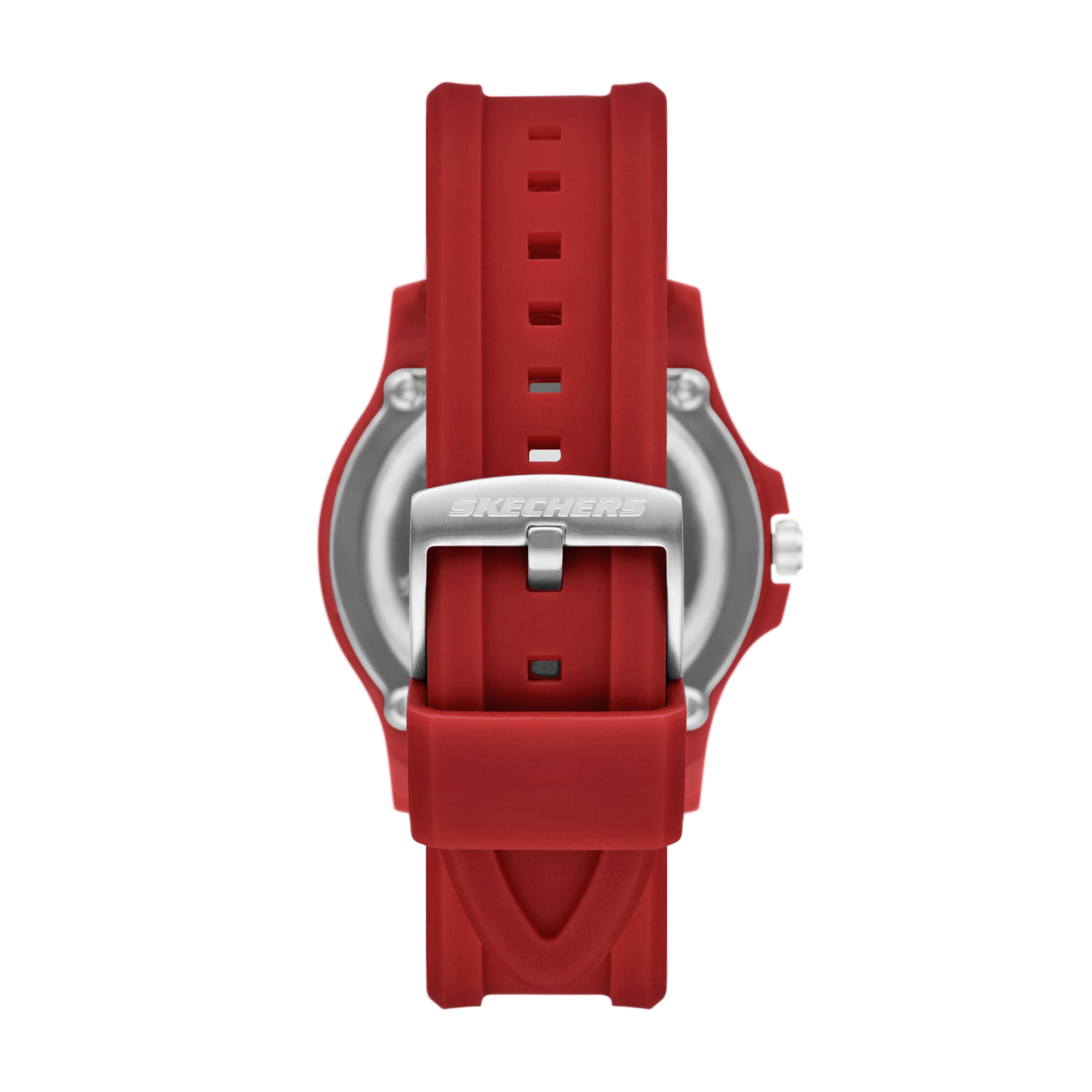 Skechers Quarzuhr Glen Oaks SR5290, Armbanduhr, Herrenuhr, Silikonarmband, analog, Tag