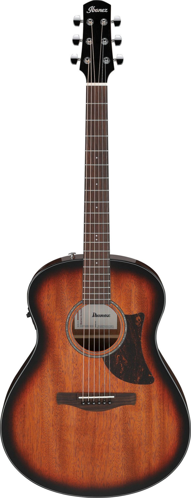 Ibanez Westerngitarre Ibanez AAM140E-MHS Mahogany Sunburst High Gloss, Dreadnought, Akustikgitarre mit Tonabnehmer