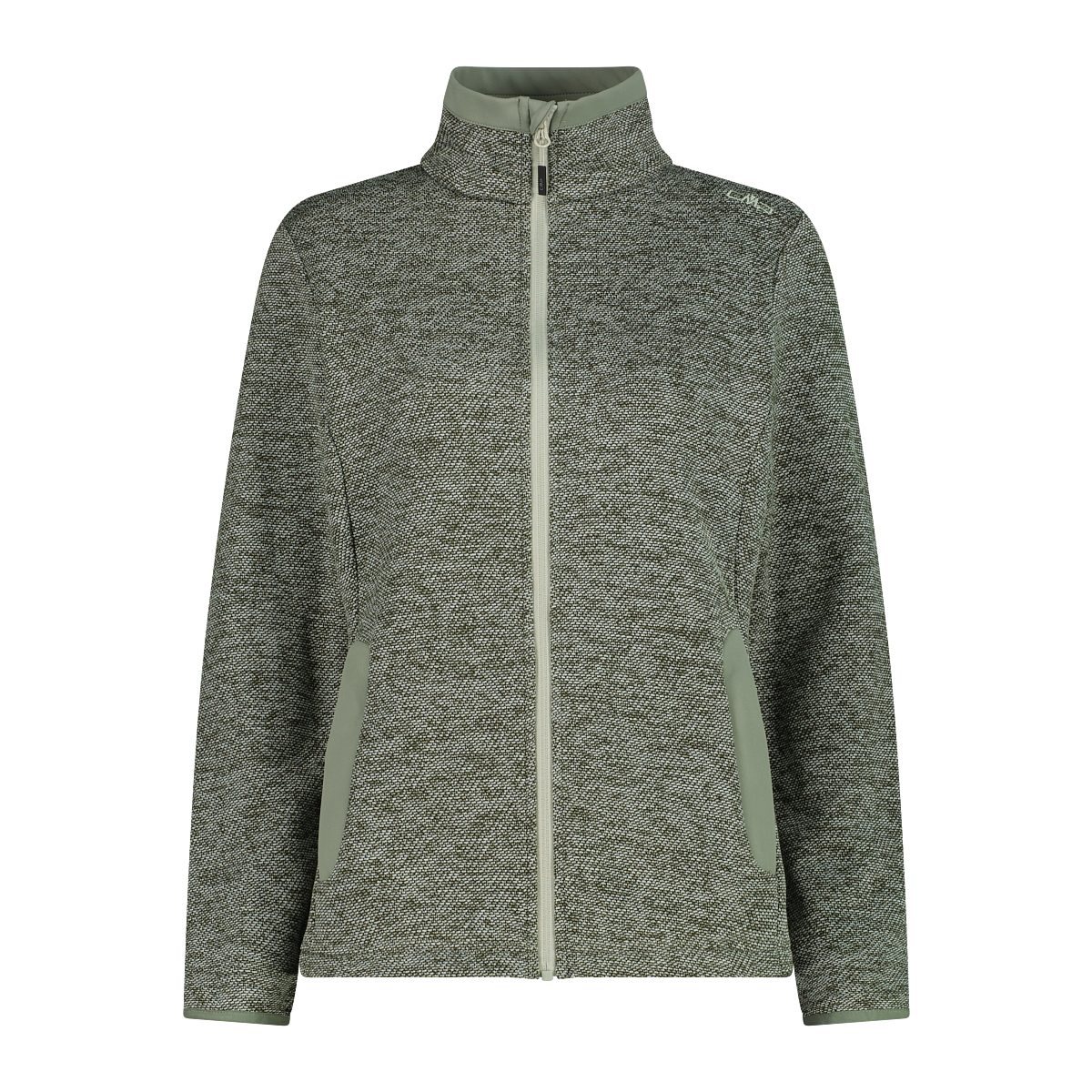 CMP Strickfleecejacke sportlicher Stil, Übergangsjacke für Erwachsene