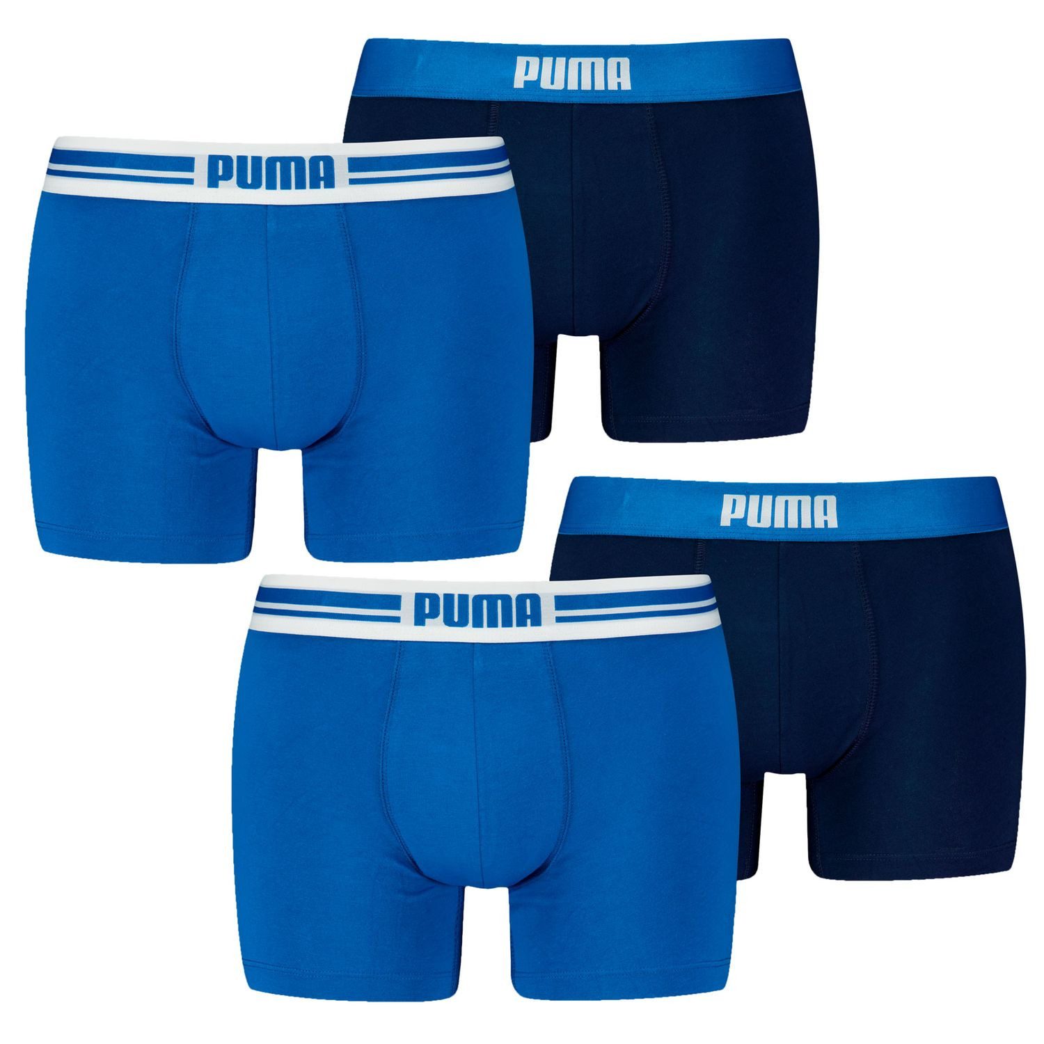 PUMA BODYWEAR Boxershorts Everyday Bodywear (4-St) Boxers Placed Logo, Webgummibund