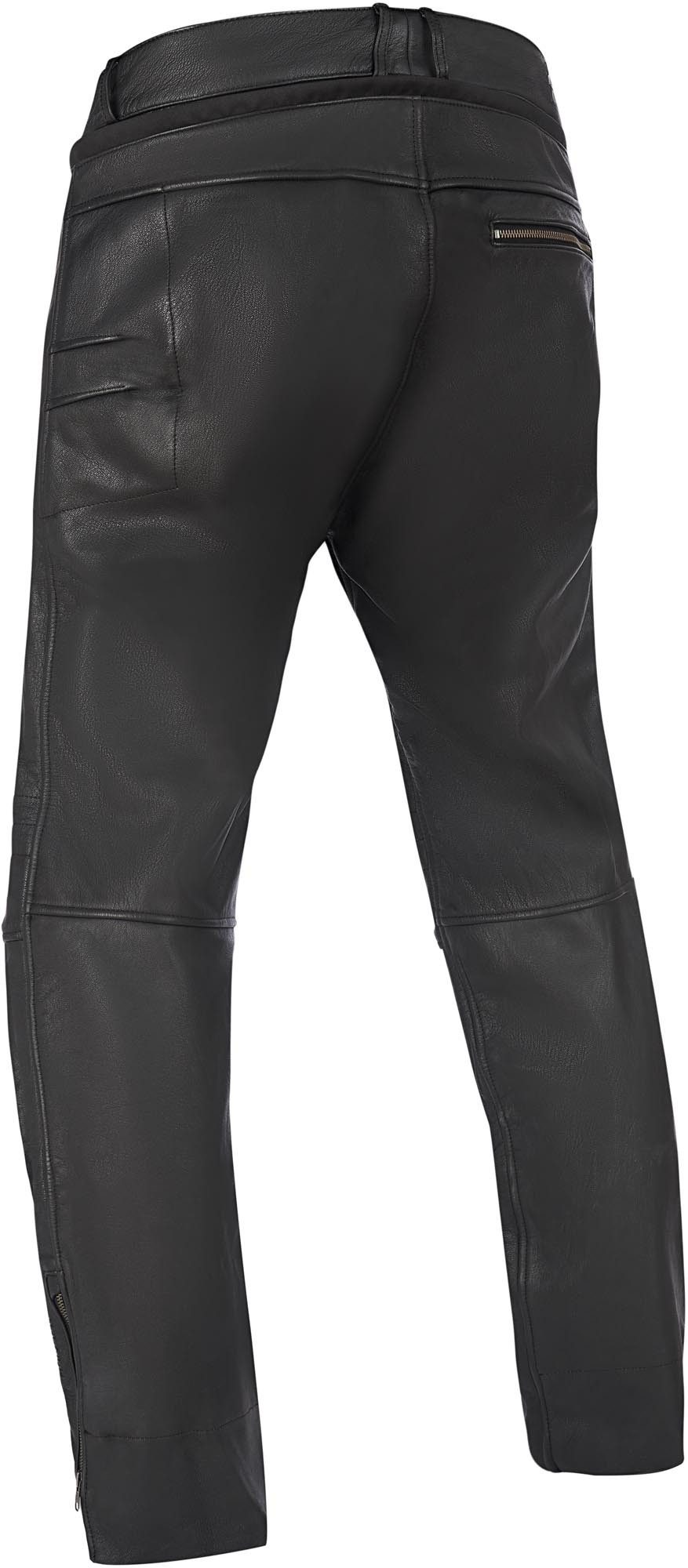 Halvarssons Motorradhose Storhagen Motorrad Lederhose Verbindungsreißverschluss,Hüftprotektoren enthalten,Knieprotektor