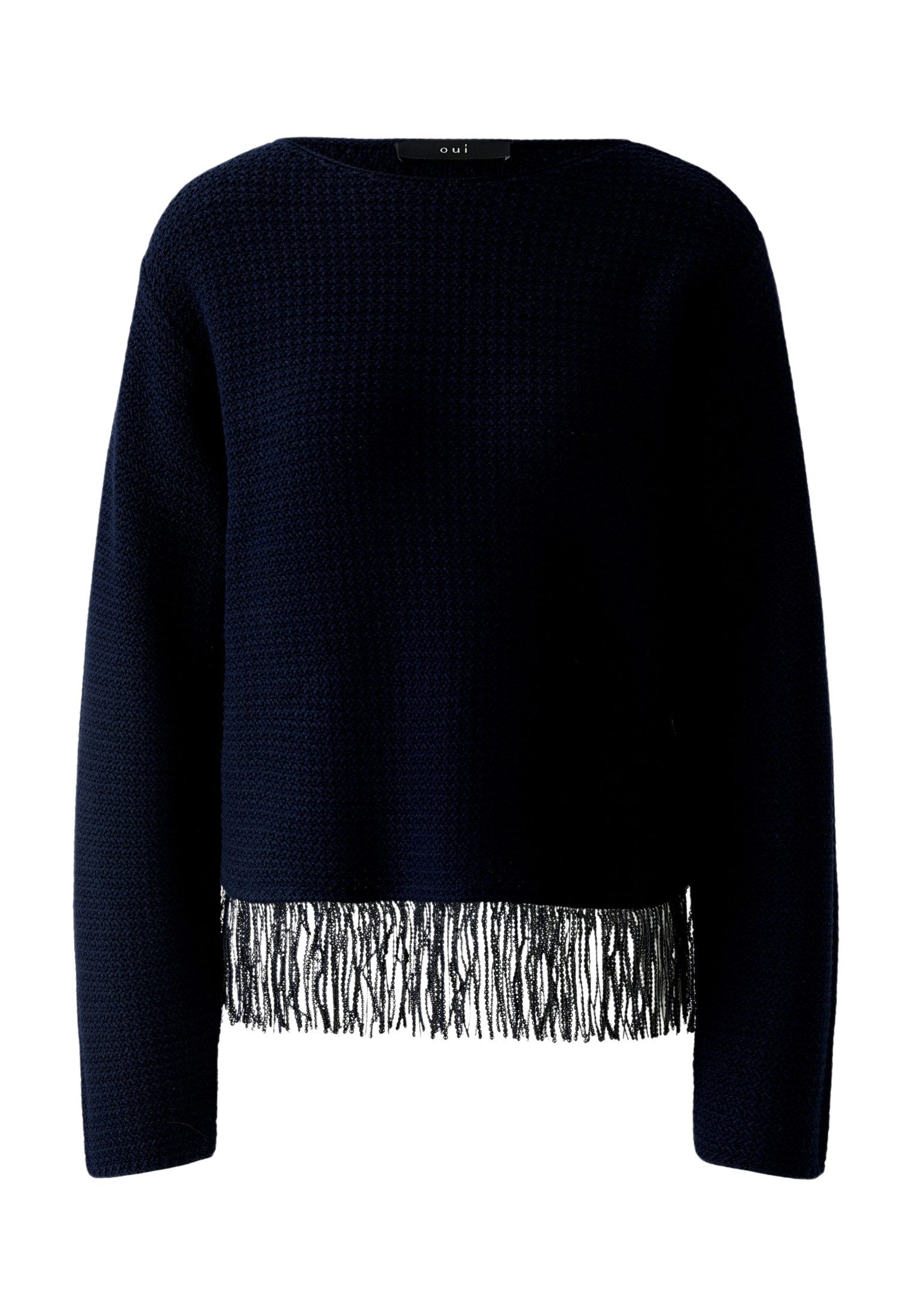 Oui Rundhalspullover