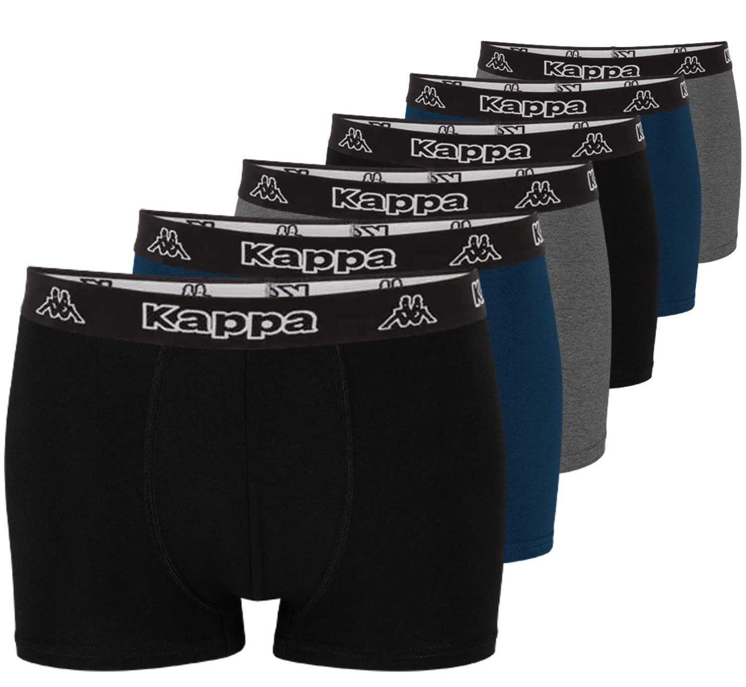 Kappa Boxershorts Retro Pants (6-St) Angenehmes Single Jersey Material günstig online kaufen
