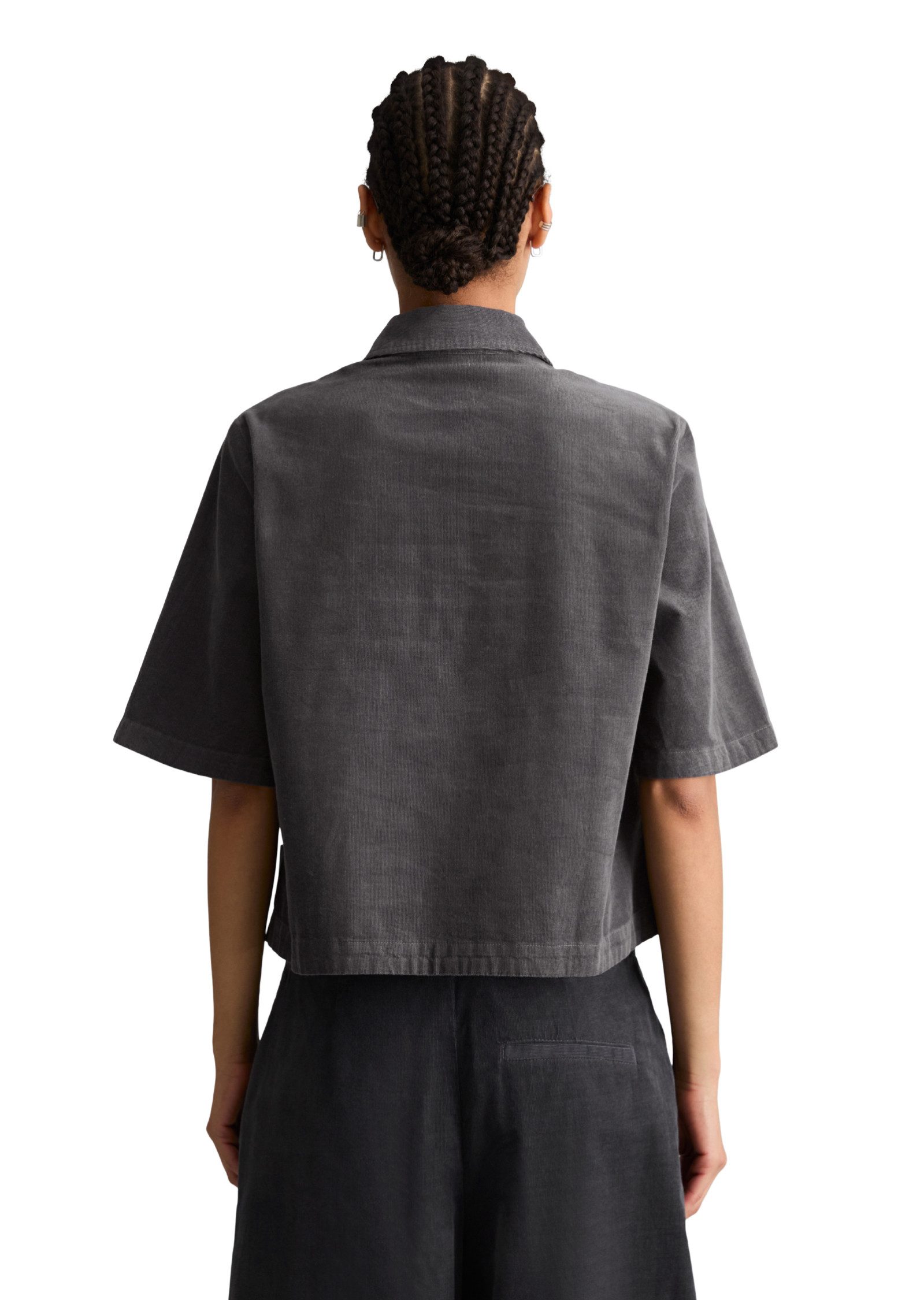 Marc O'Polo DENIM Kurzarmbluse aus Organic Cotton – Bild 3 von 5