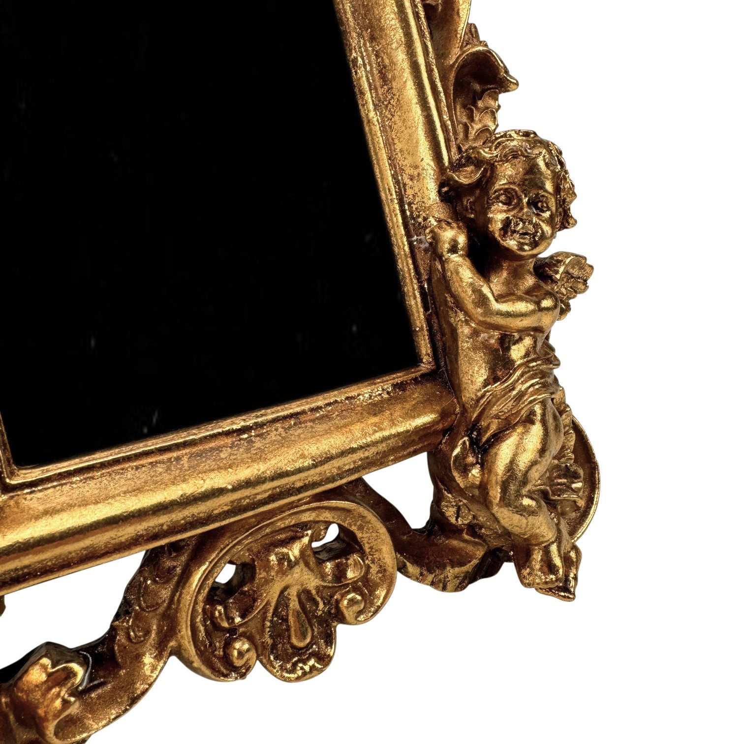 Online-Fuchs Bilderrahmen im Barrock Stil mit Engeln im schwarz goldenen Vi günstig online kaufen