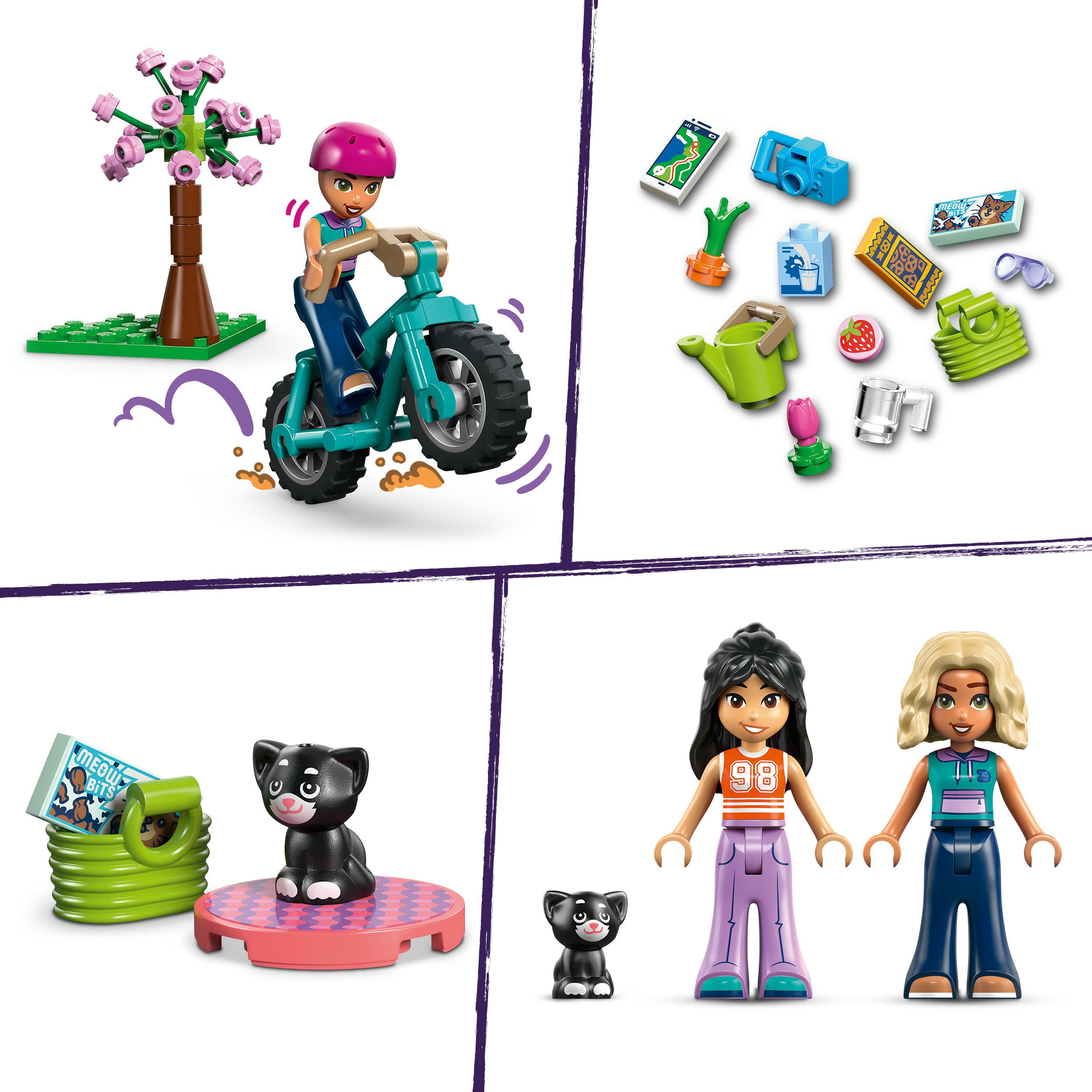 LEGO® Glampinghütte in freier Natur (42682), LEGO Friends Konstruktionsspielsteine, (295 St), Made in Europe – Bild 5 von 5