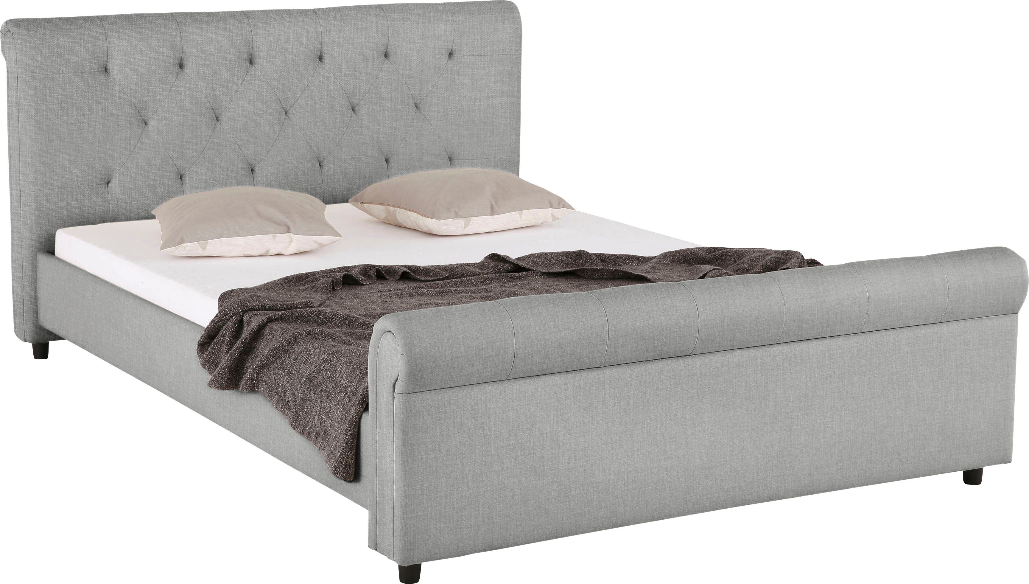 Home affaire Polsterbett Goronna, in 5 verschiedenen Farben und 4 Breiten. Reduzierter Preis € 126,83. Unverbindliche Preisempfehlung € 549,99